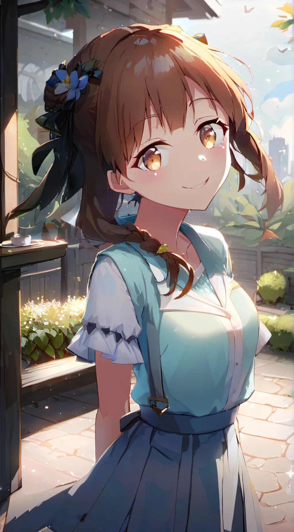 ai character: Hazel background