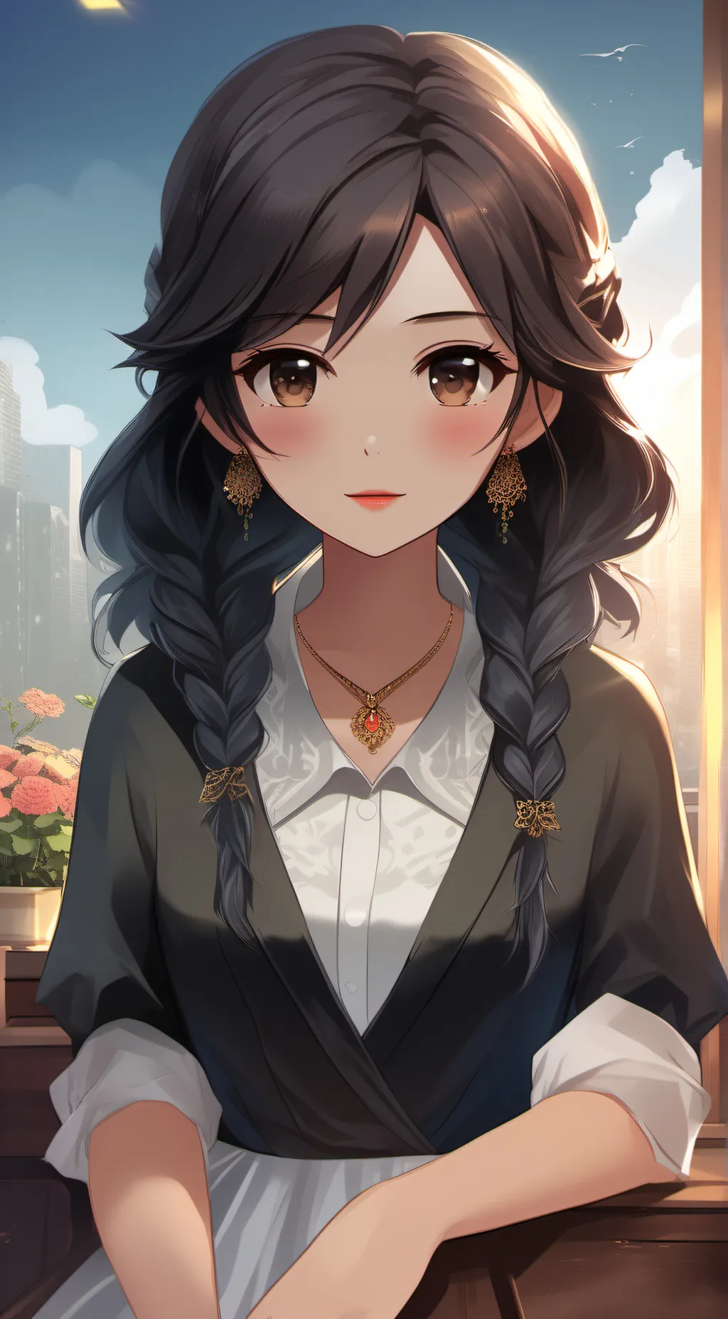 ai character: Vy background