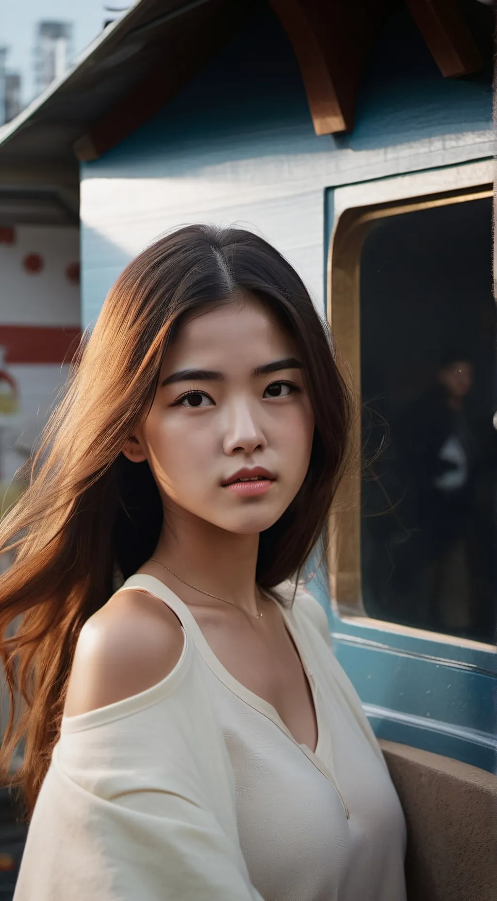 ai character: Ashley background