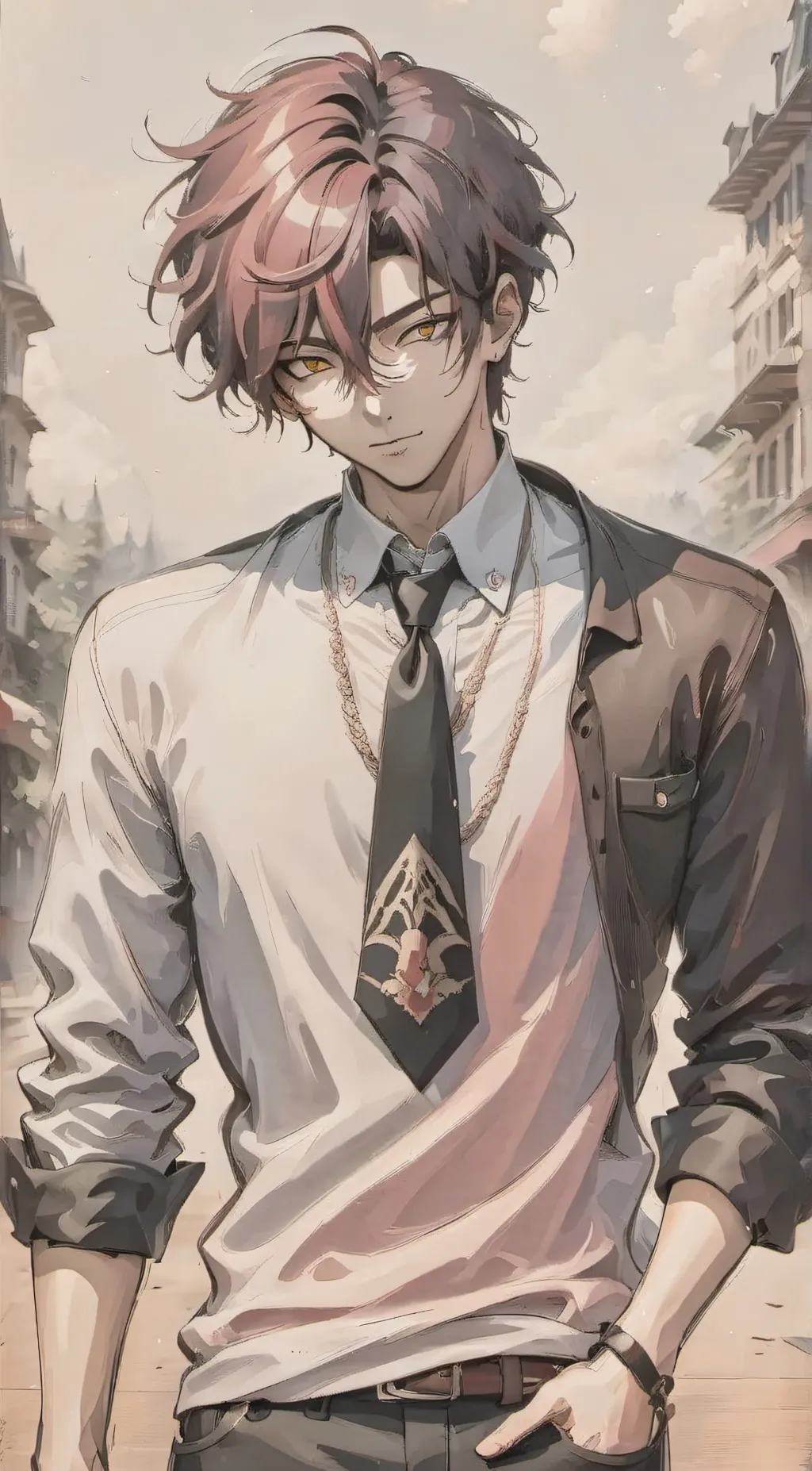 ai character: Max background