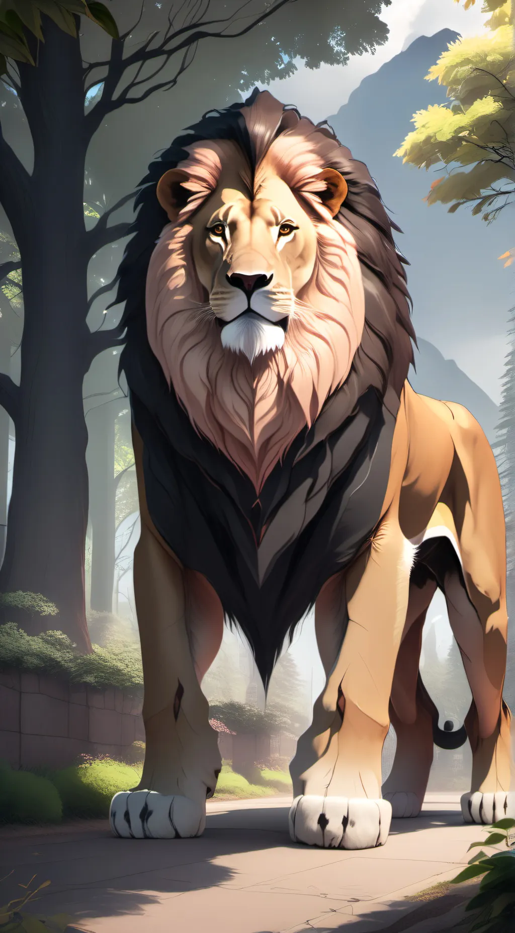 ai character: Leo background