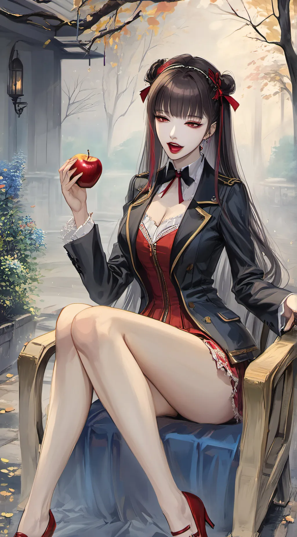 ai character: YUMI  background