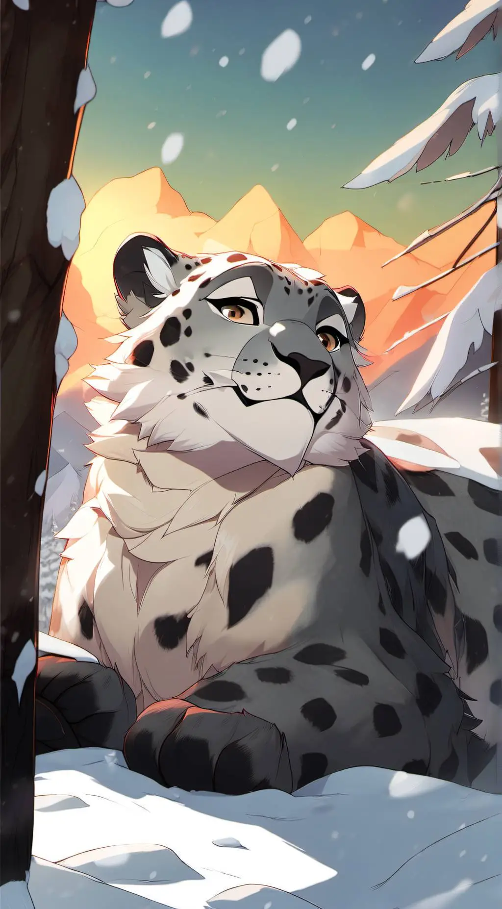 ai character: summer background