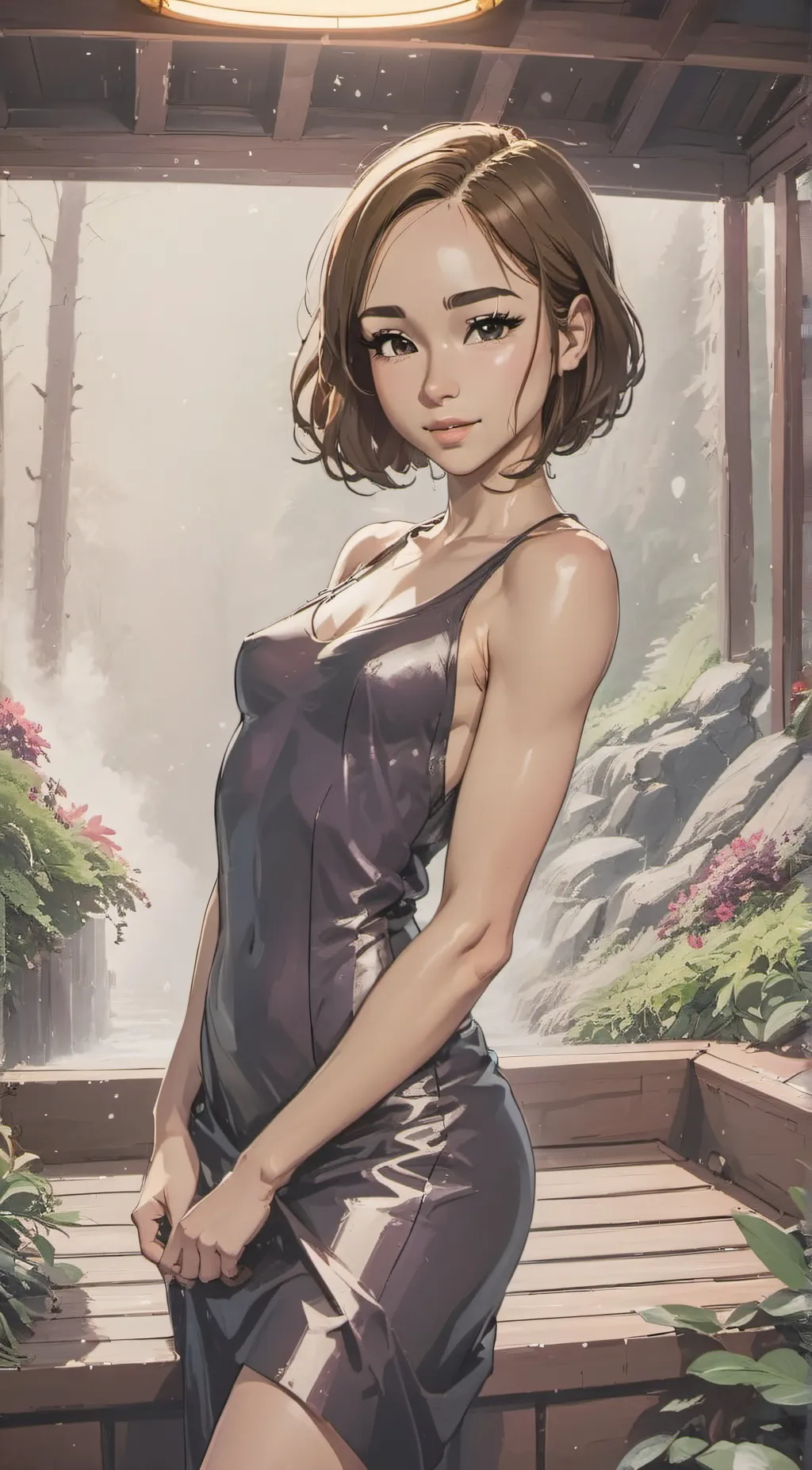 ai character: Soleil background