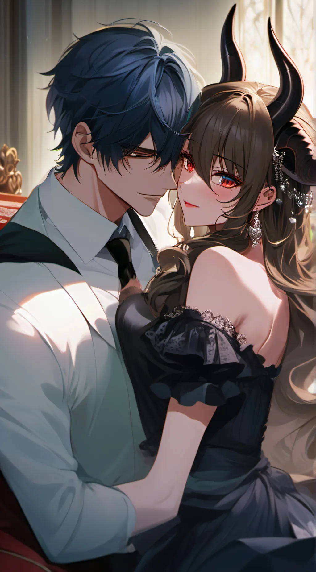 ai character: Damon  background