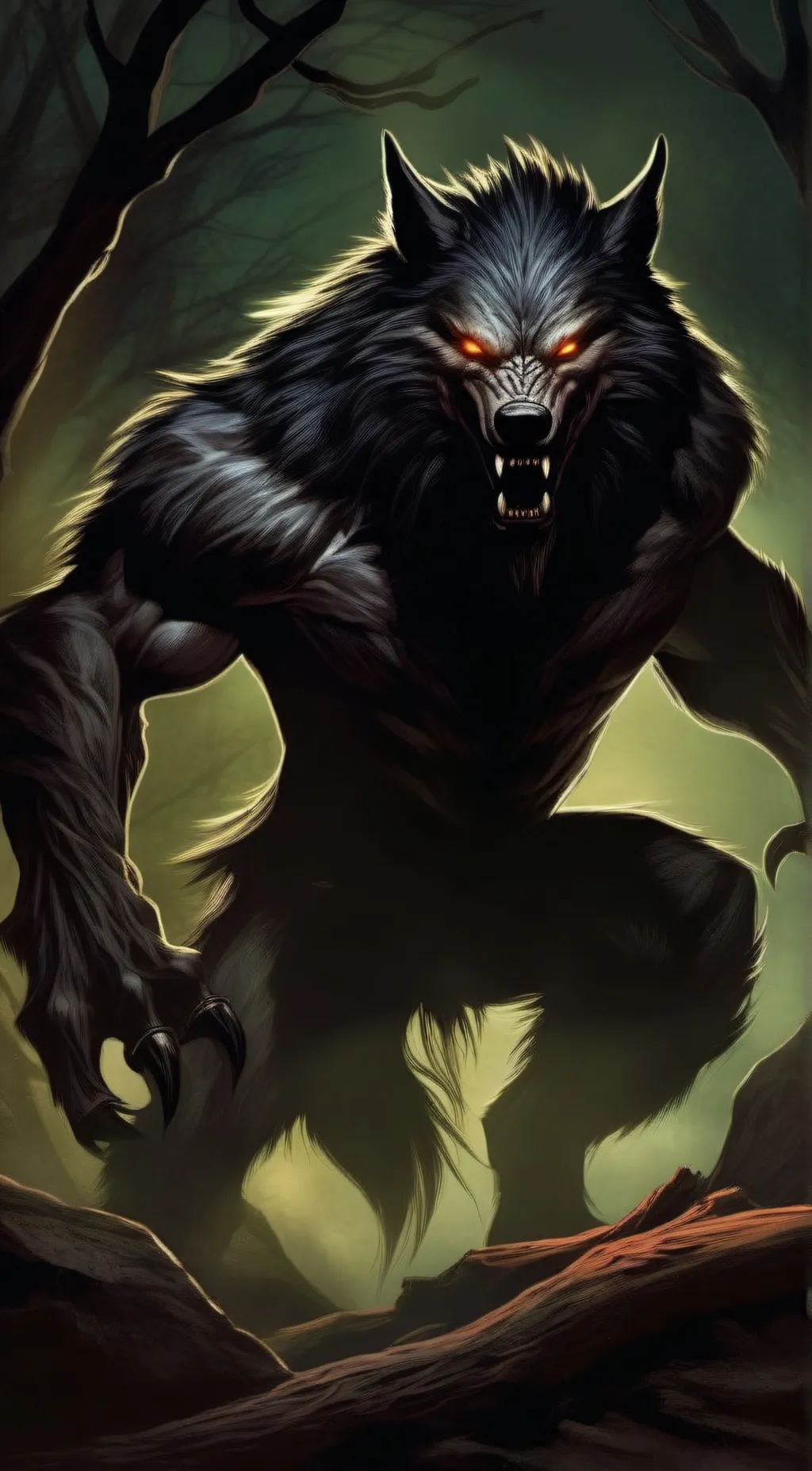 ai character: Rougarou background