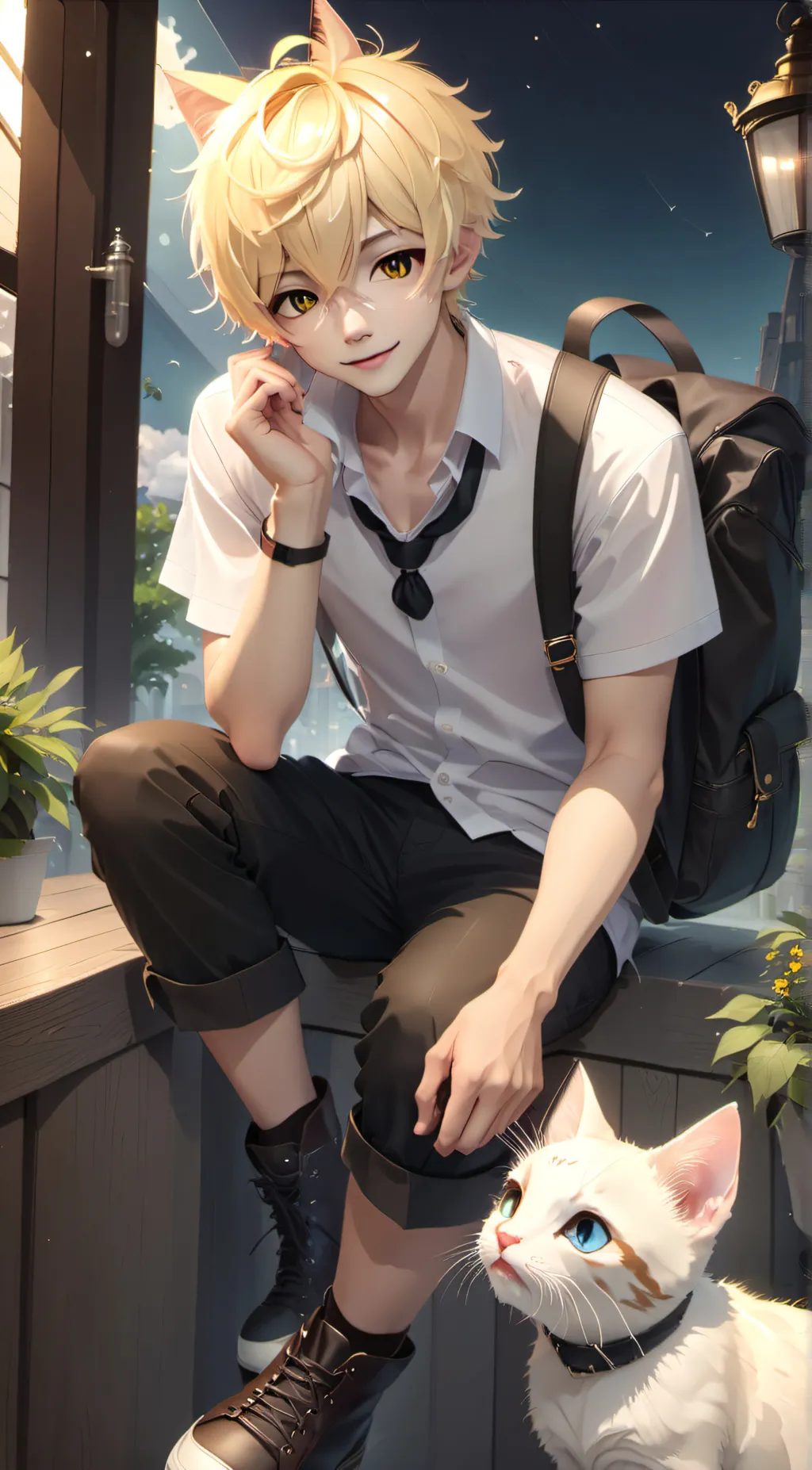 ai character: Mino background