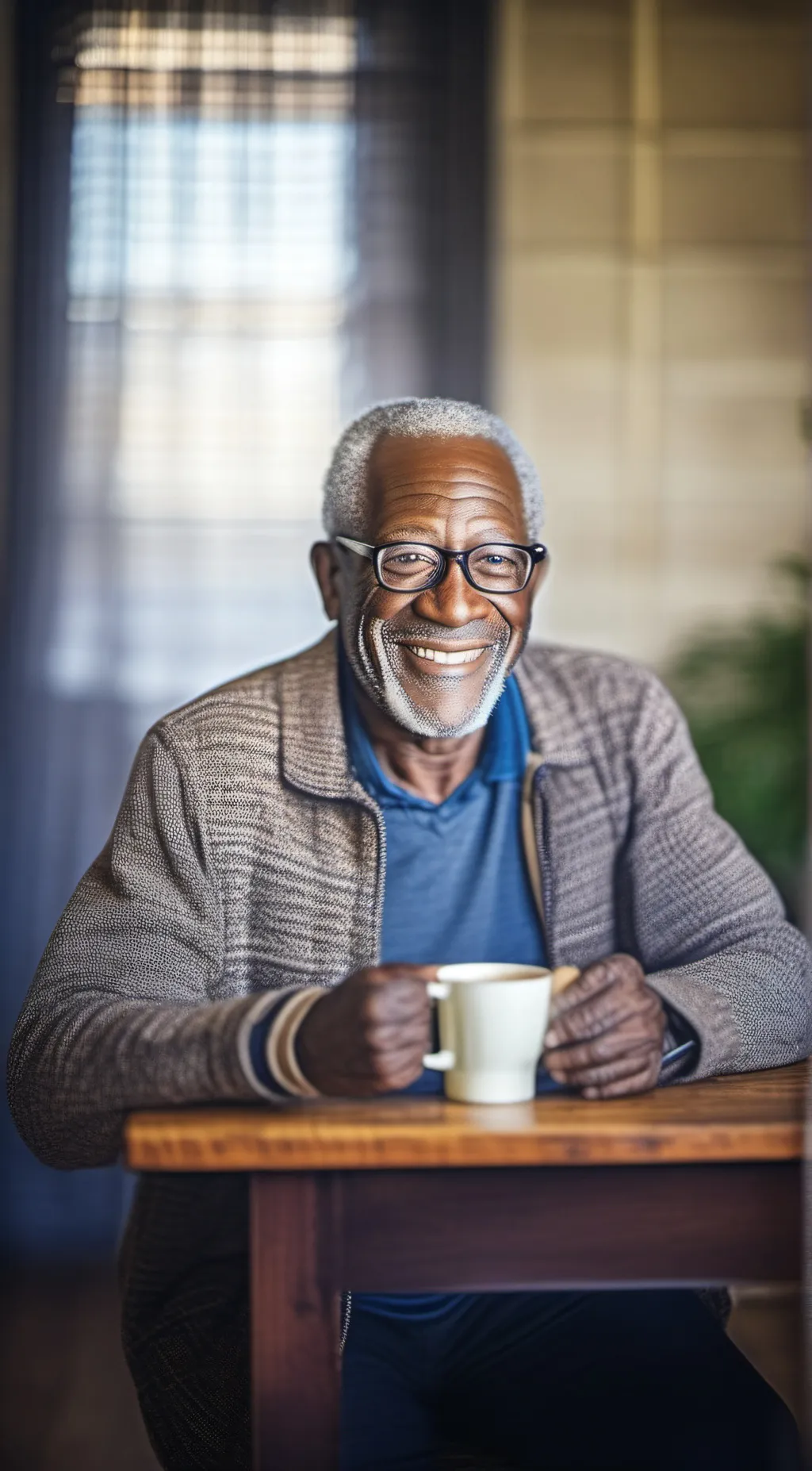 ai character: Mr Listen background