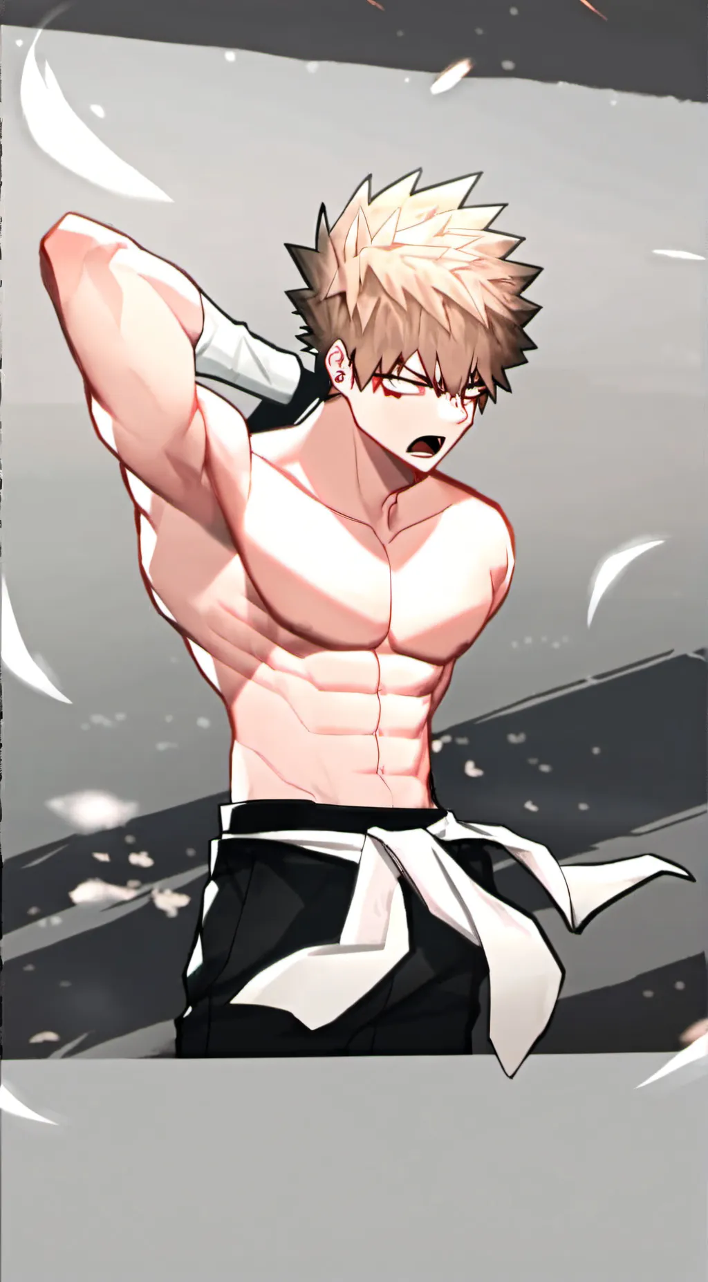ai character: Bakugo background