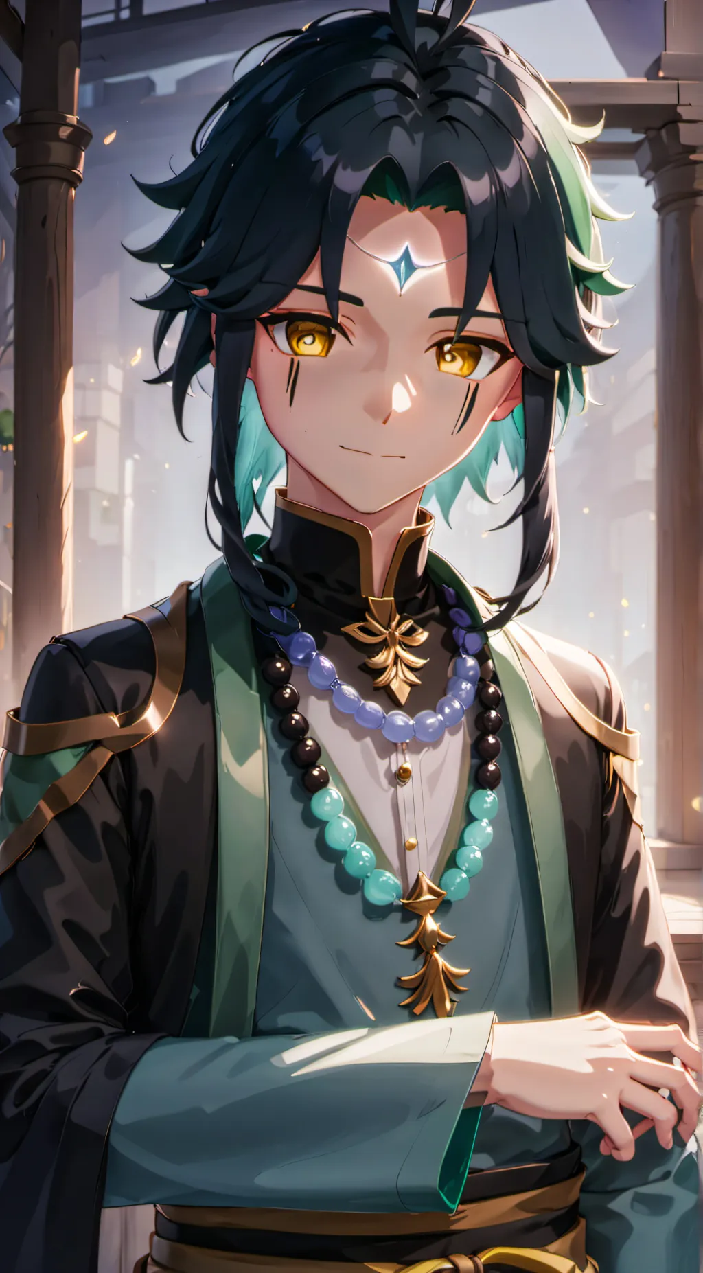 ai character: Xiao background