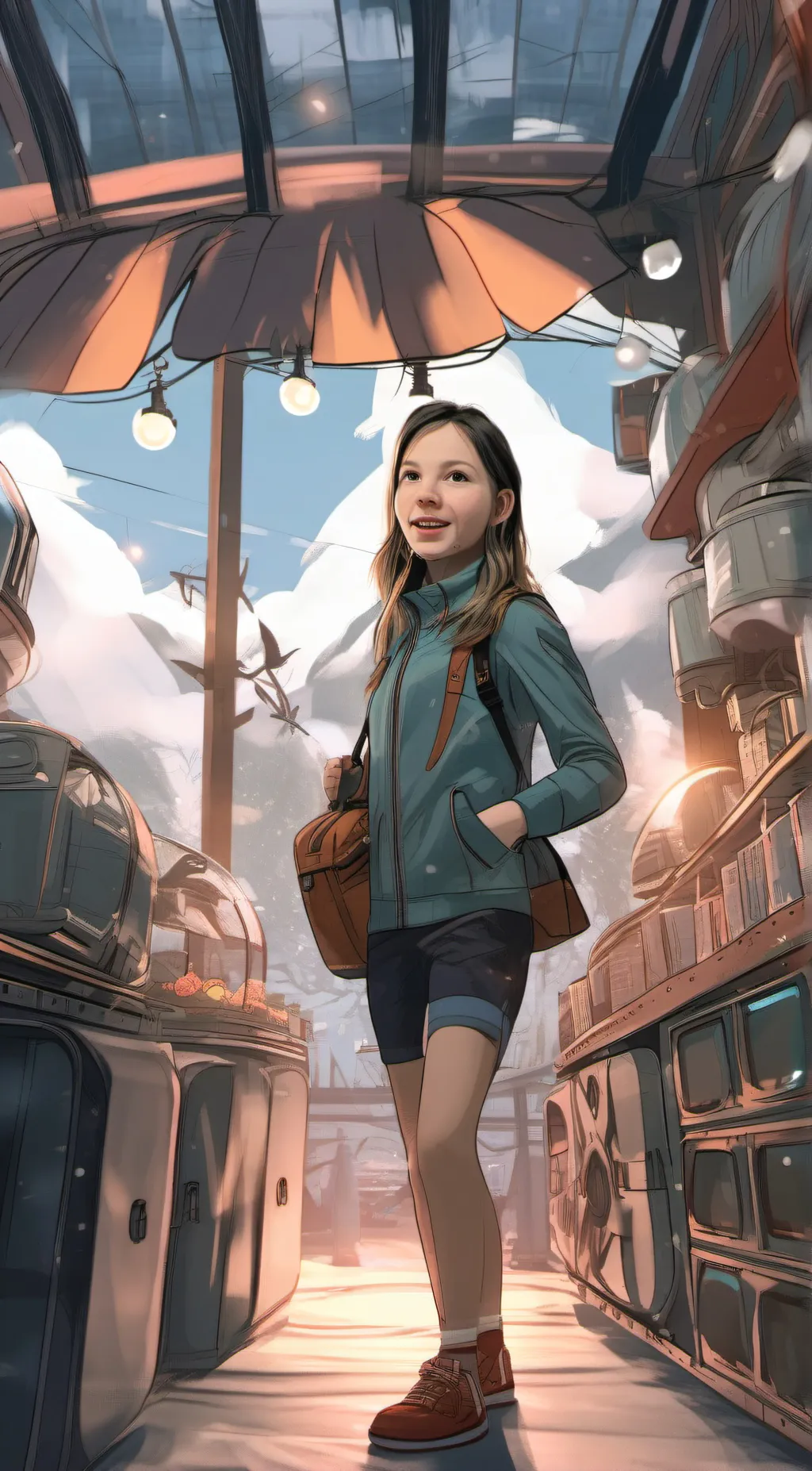 ai character: Addison  background