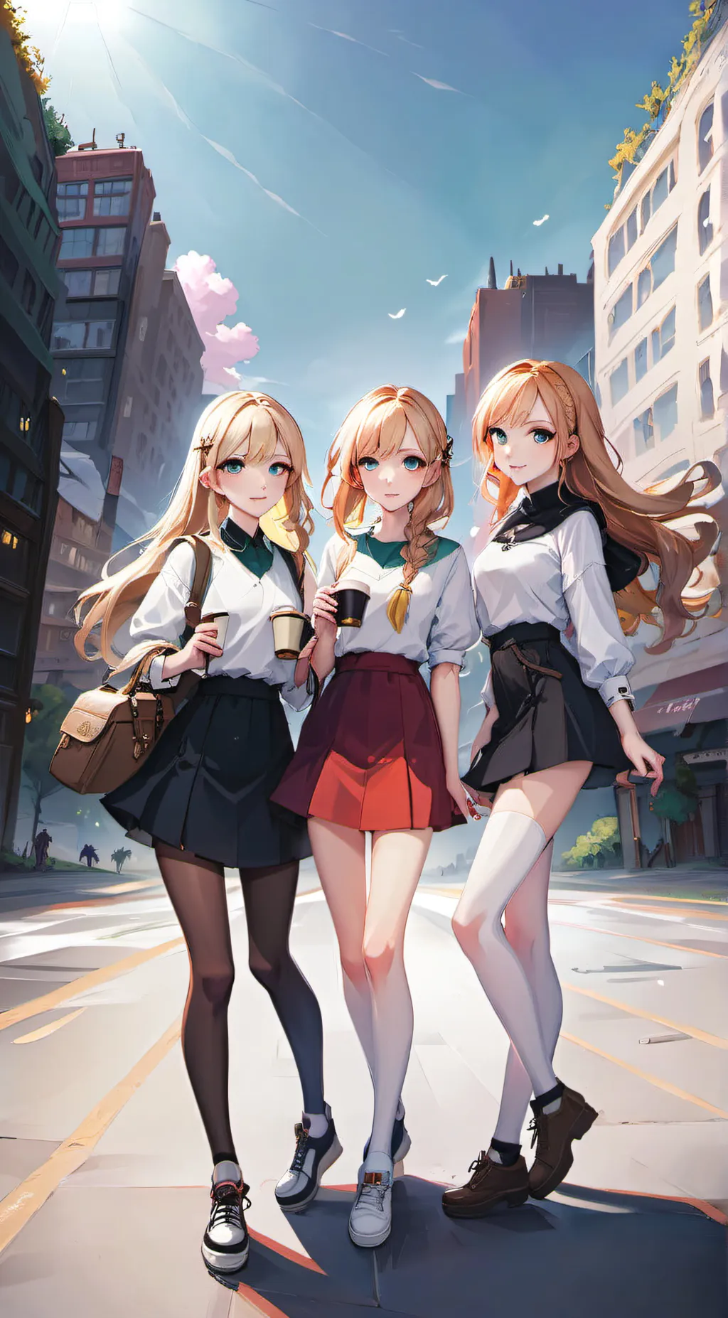 ai character: Essa,TerrA,Laura background