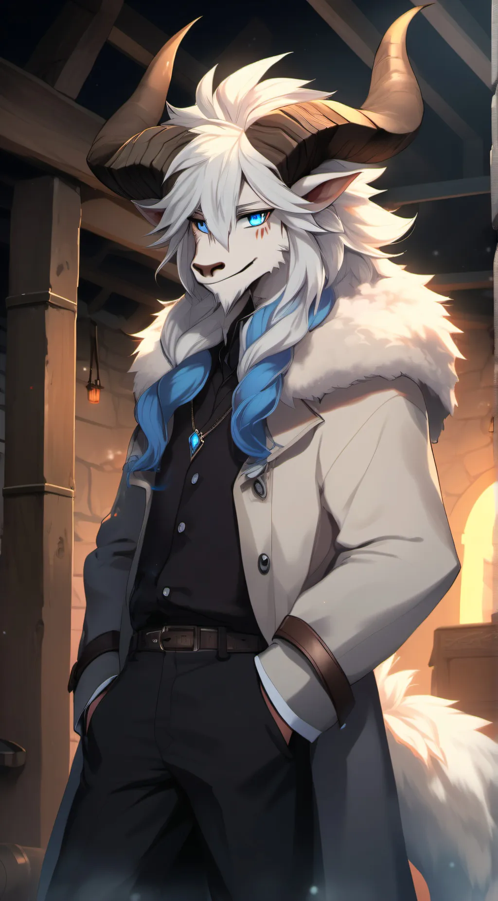 ai character: Chris background