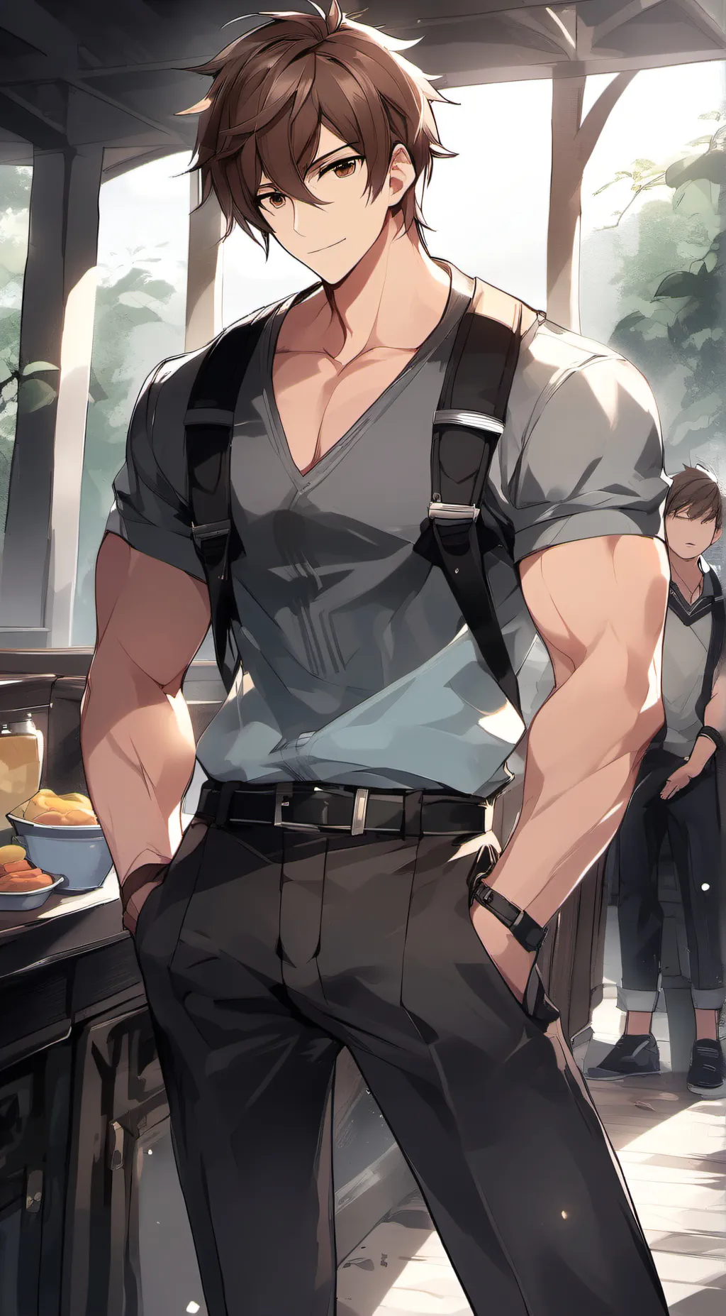 ai character: Sam background