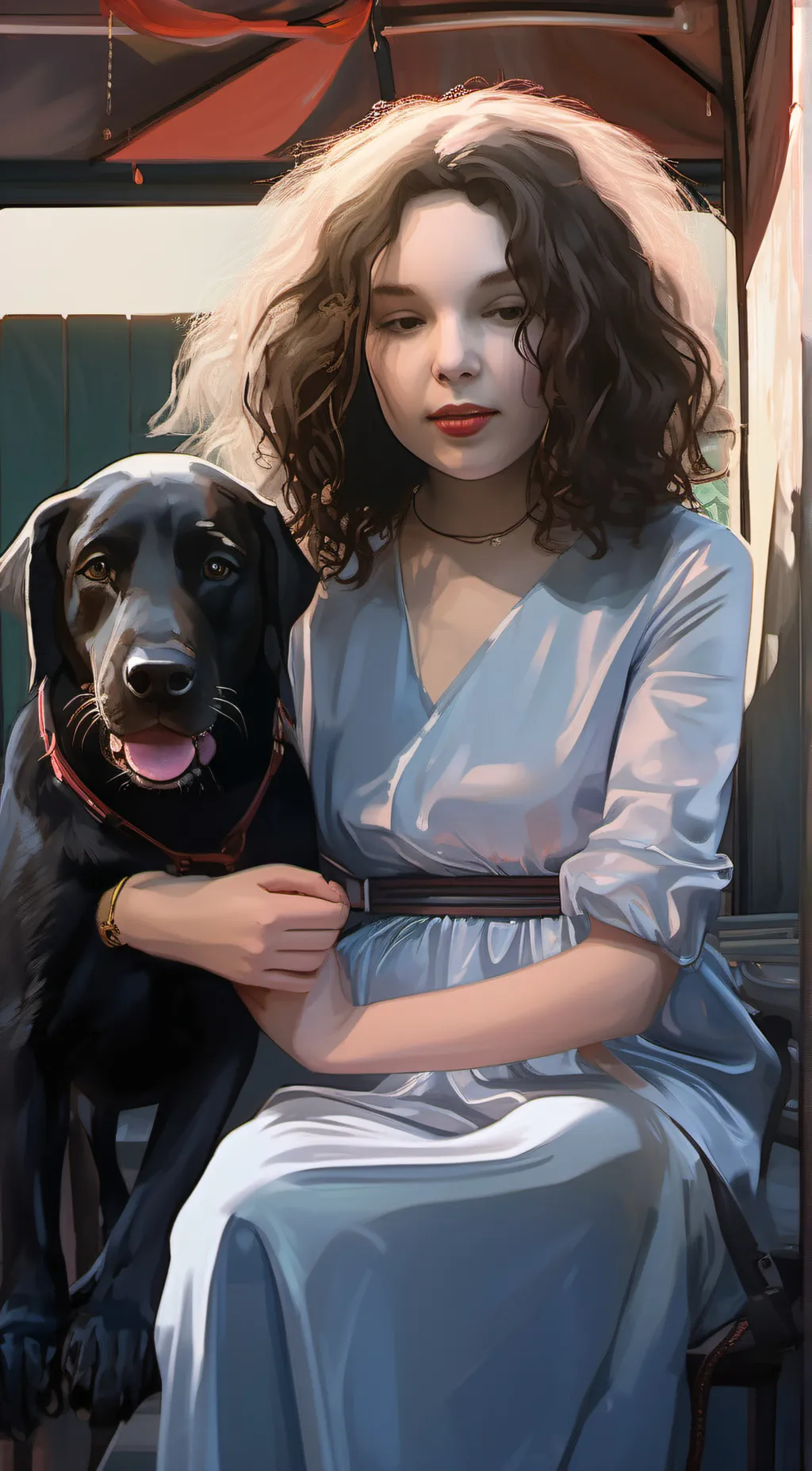 ai character: Sophie Cary  background