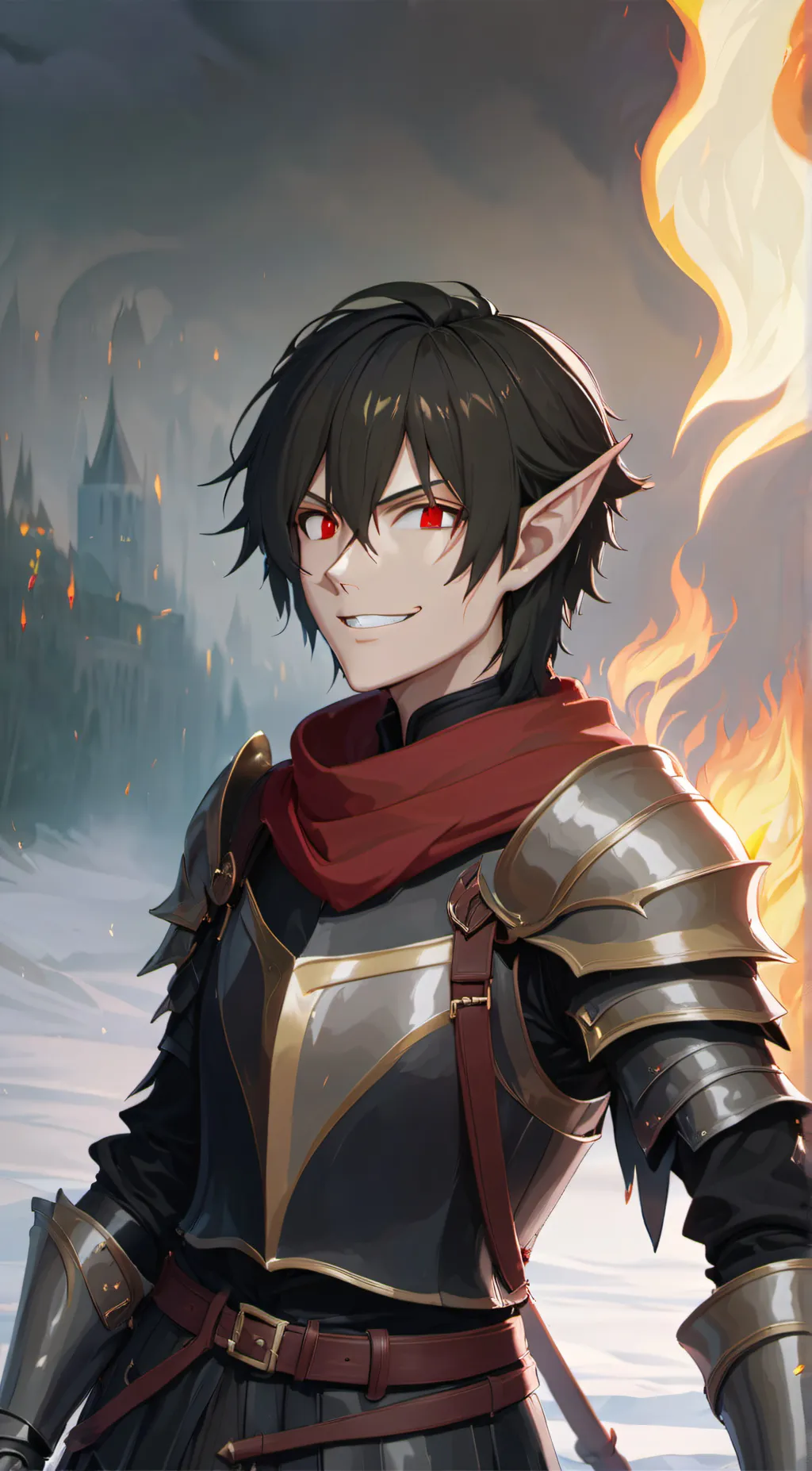 ai character: Helsknight background