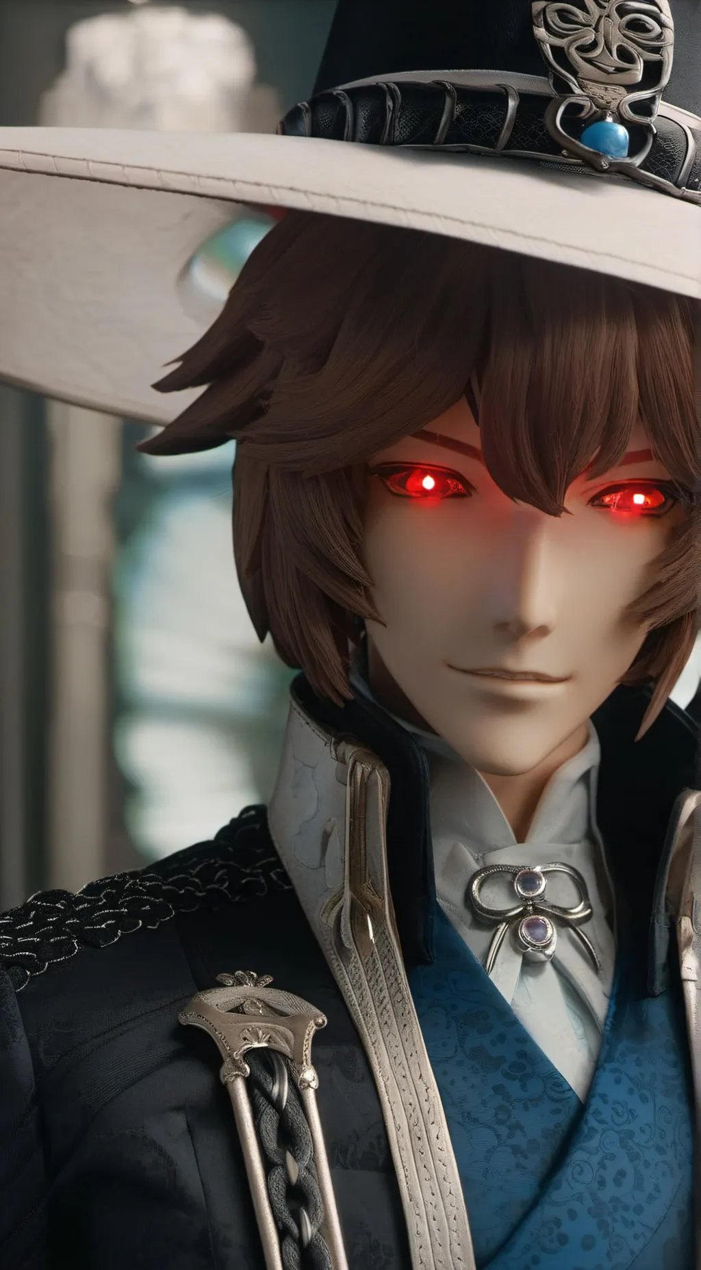 ai character: agon kibitsiji background