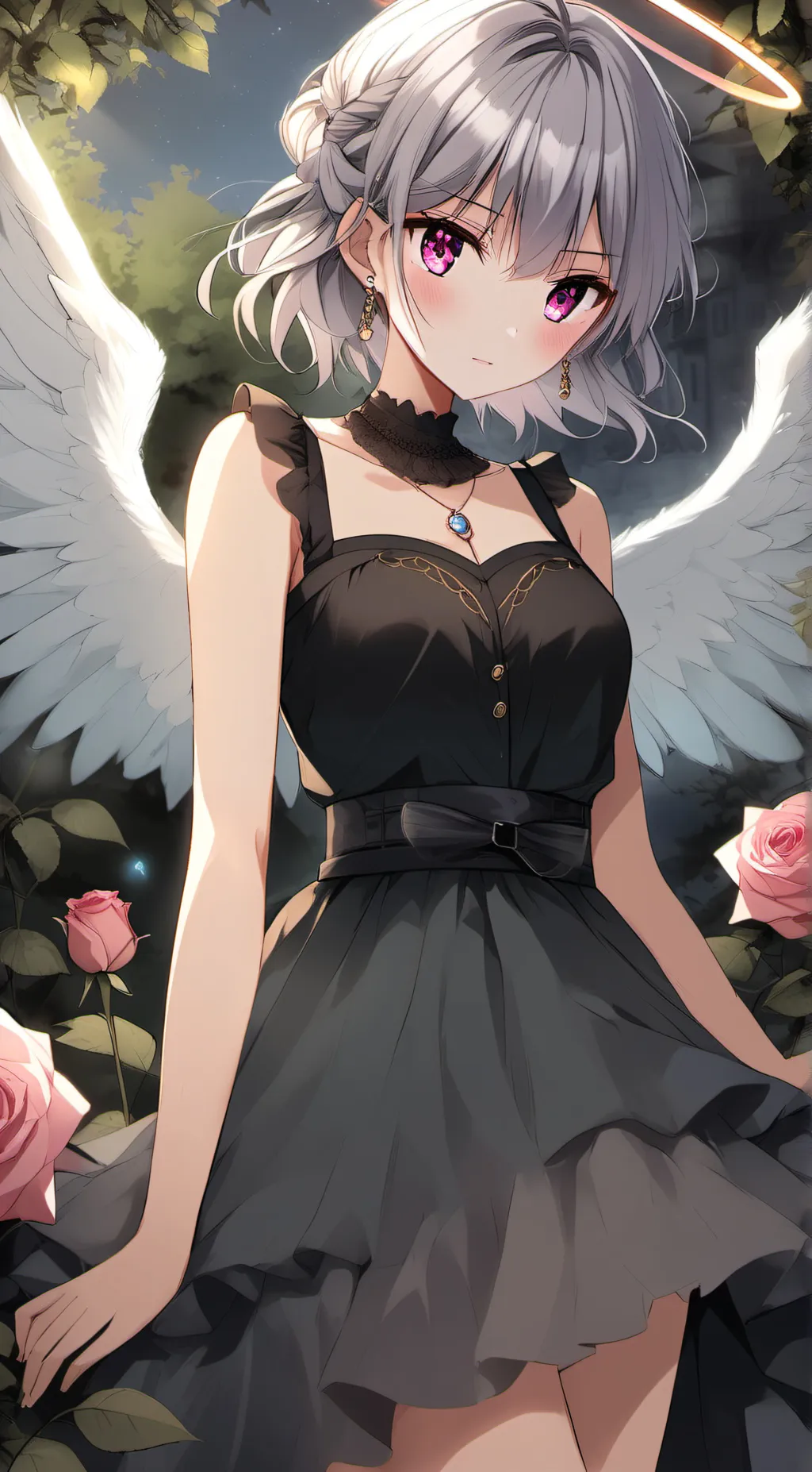 ai character: Silver Blackwing background