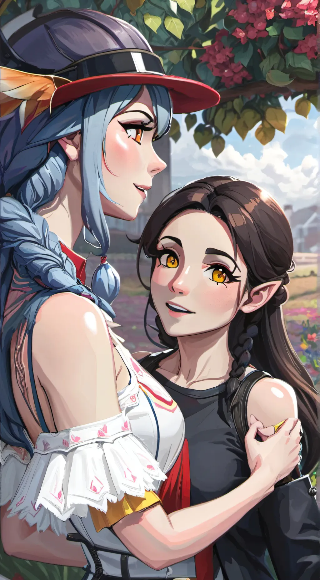 ai character: Aria background