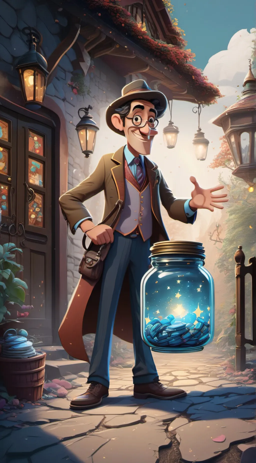 Talkie AI - Chat with magic jar salesman