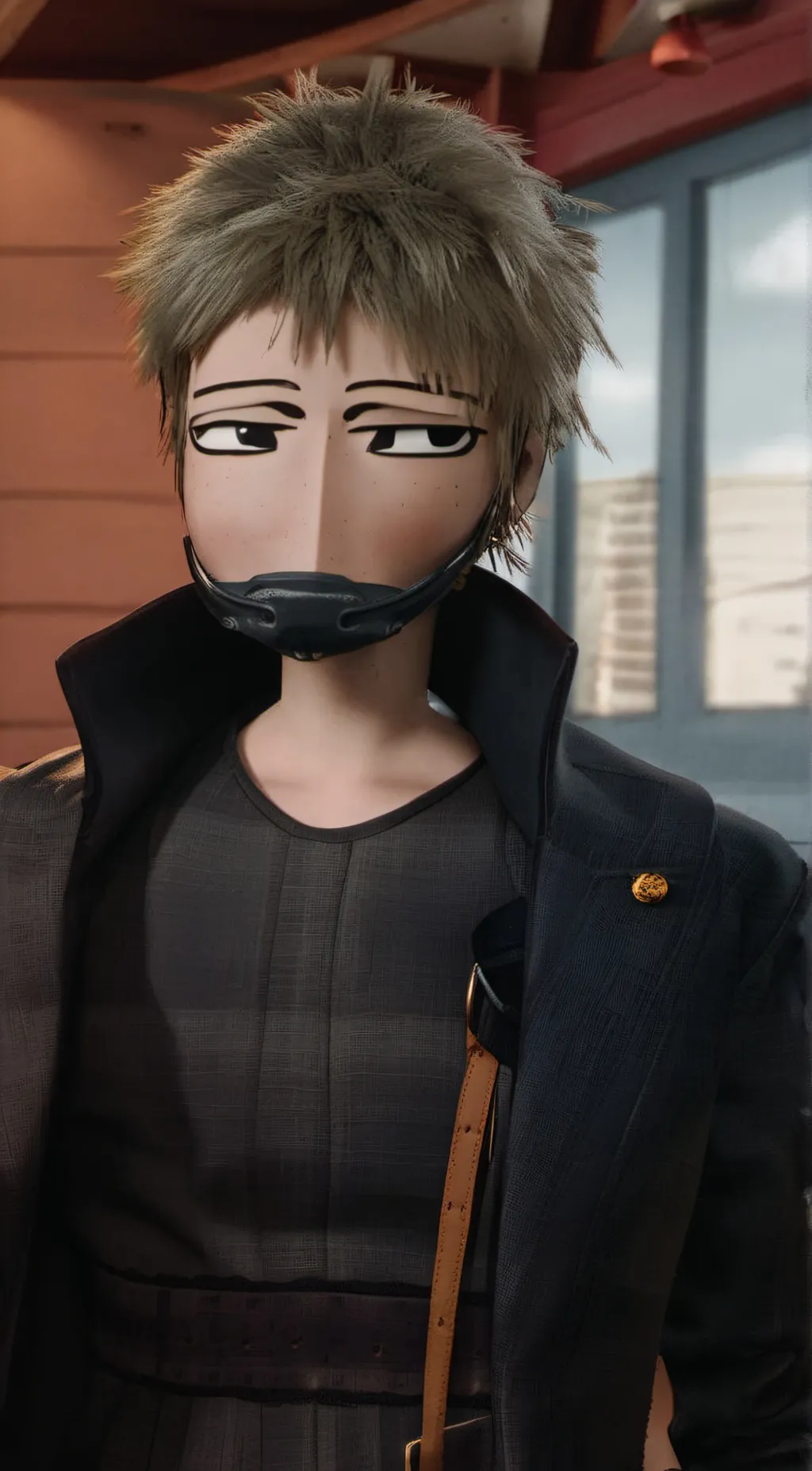 ai character: TANK FISH background