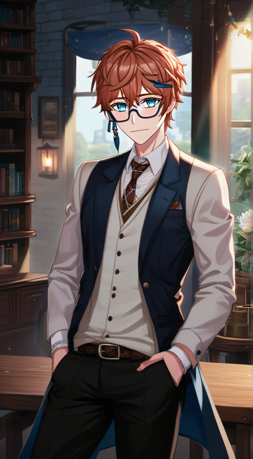 ai character: hunter background