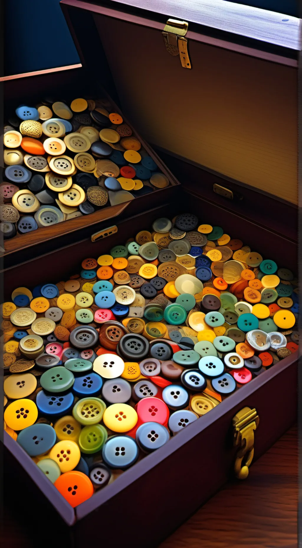 ai character: 100 Mystery button background