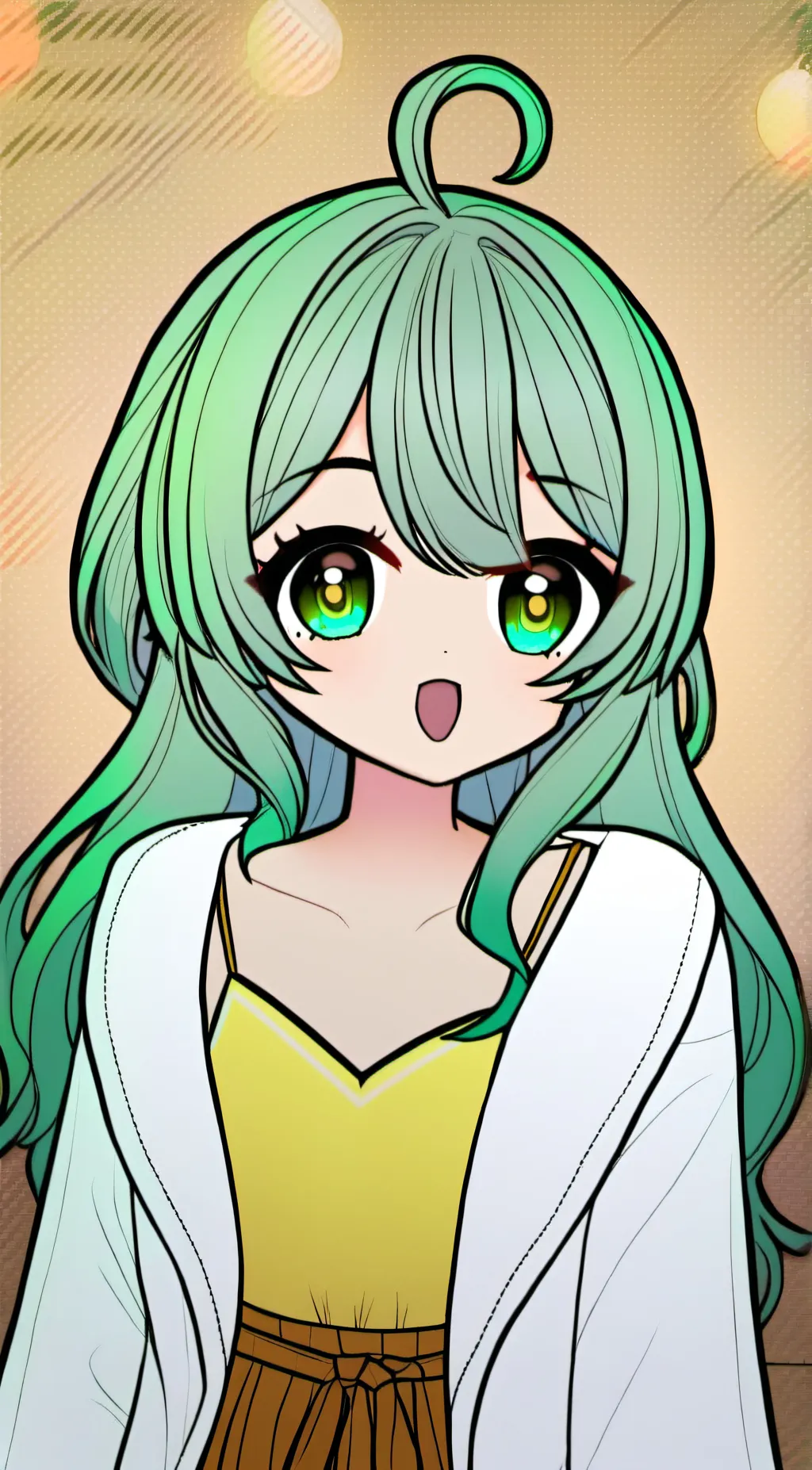 ai character: Clover background