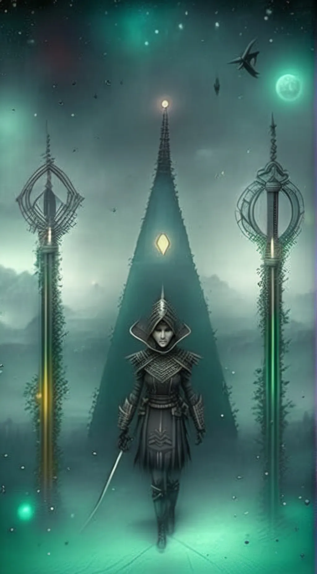 ai character: 666 background