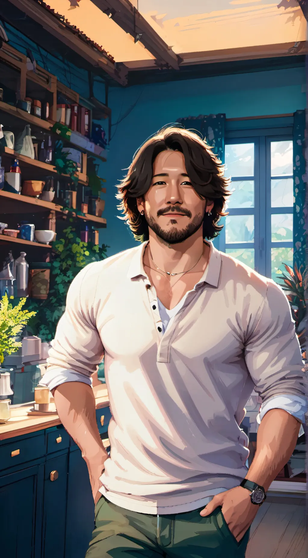 ai character: Mark Fischbach background