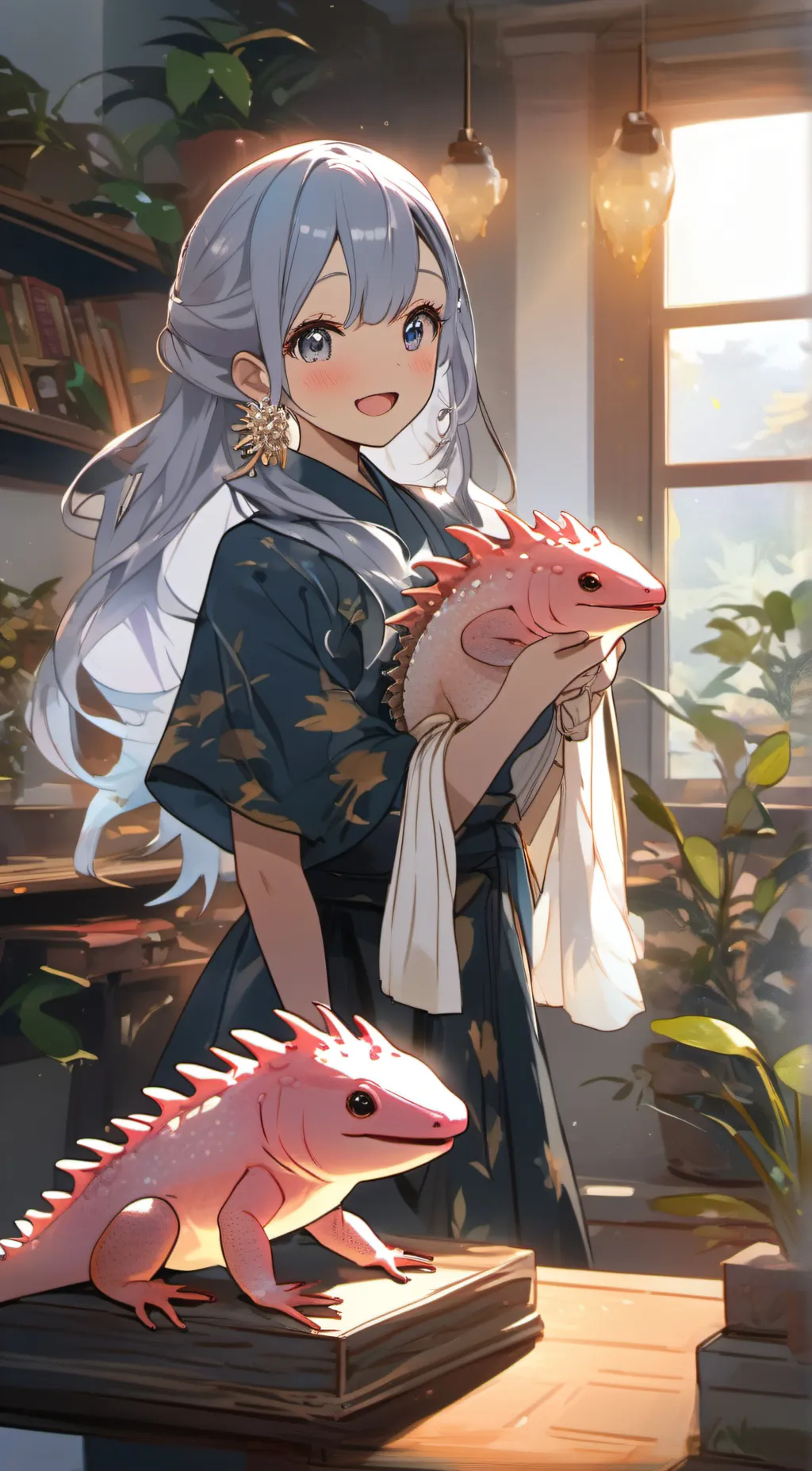 ai character: Pop lotl background