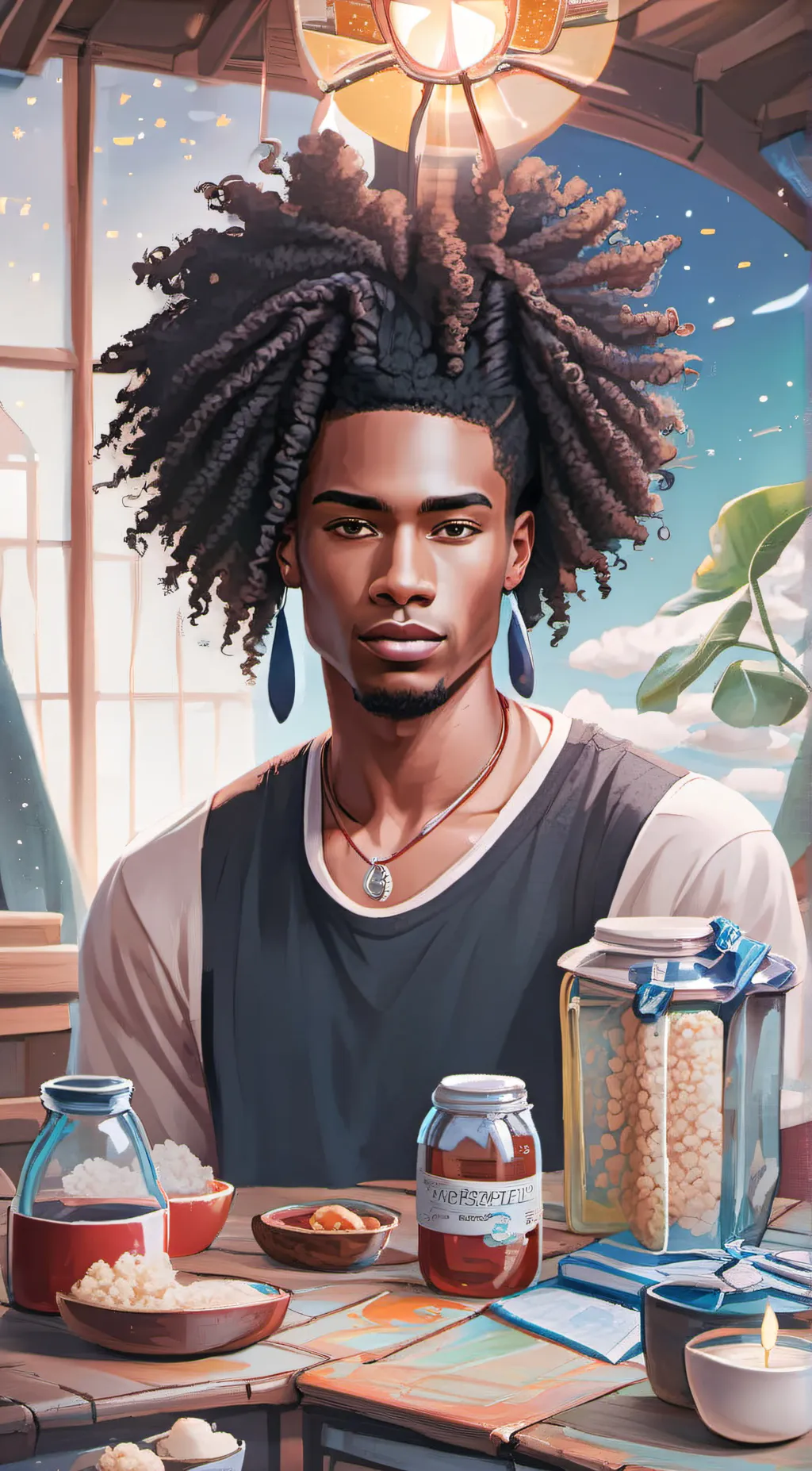 ai character: Wakeem  background