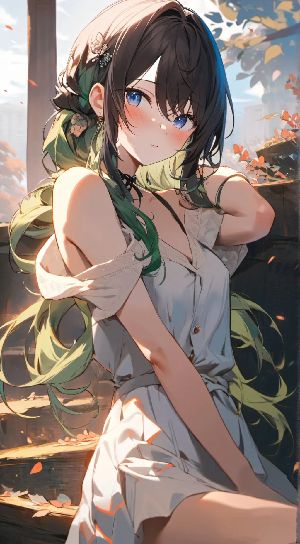 ai character: deku  background