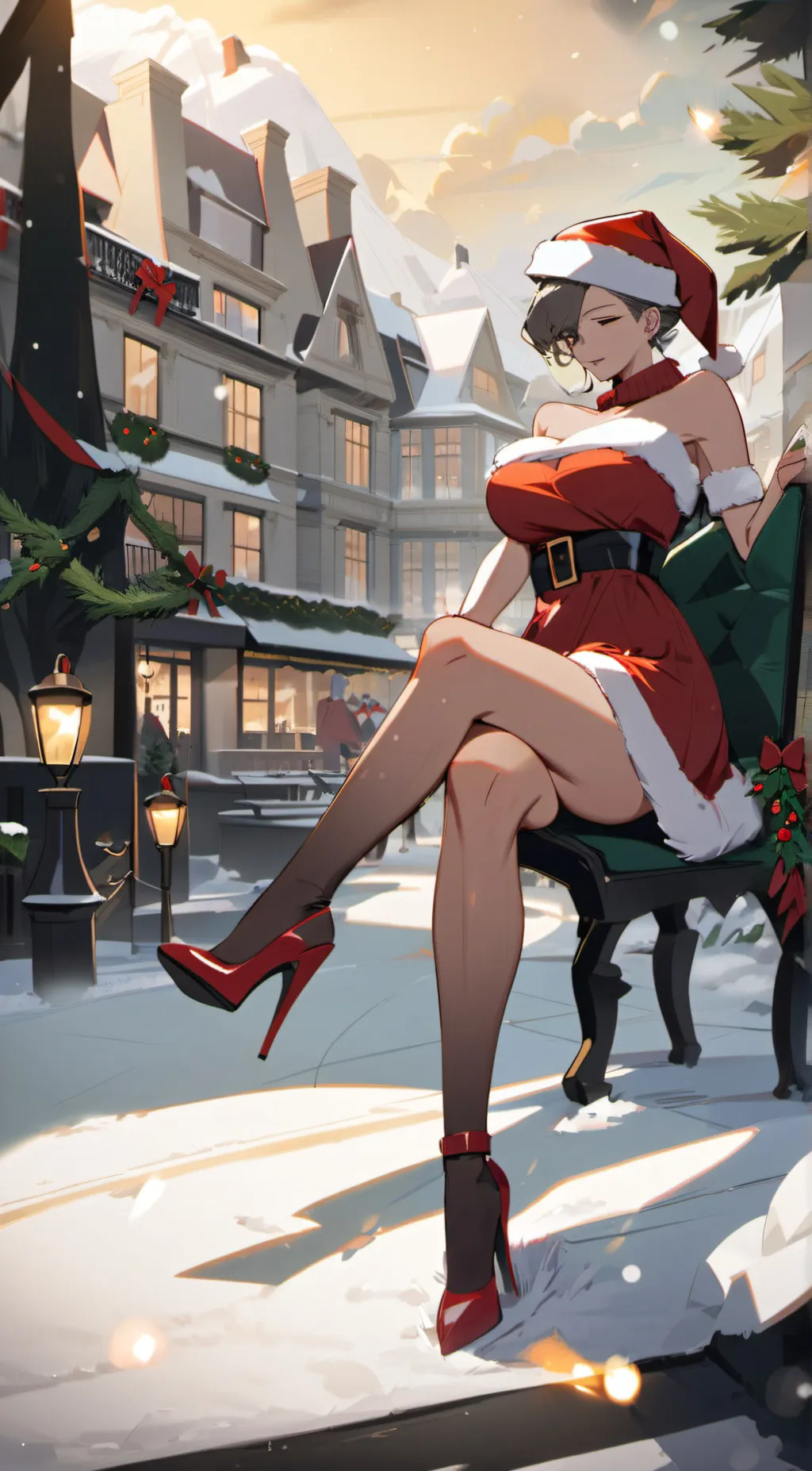 ai character: Santia  background