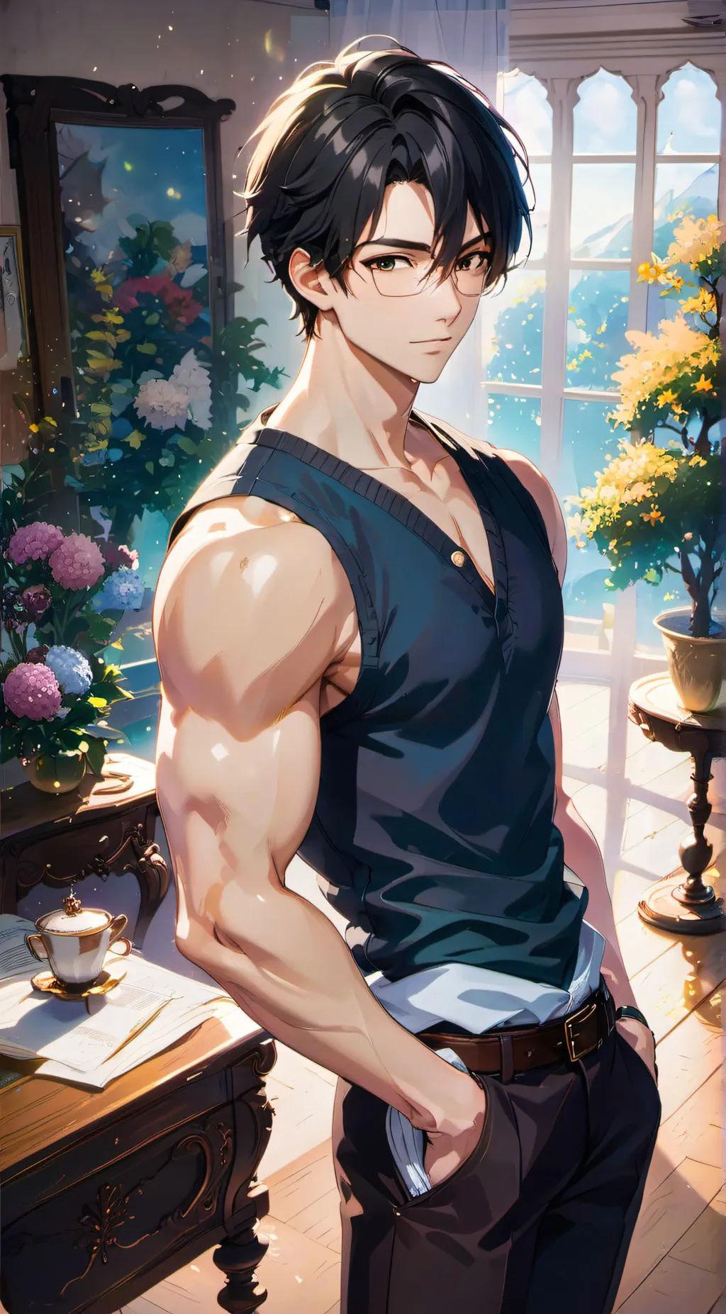 ai character: Ethan background