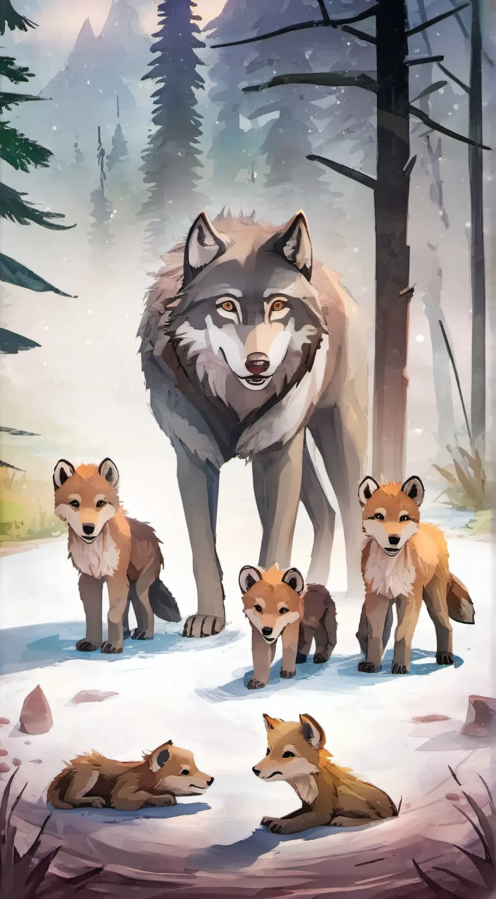 ai character: Holly background