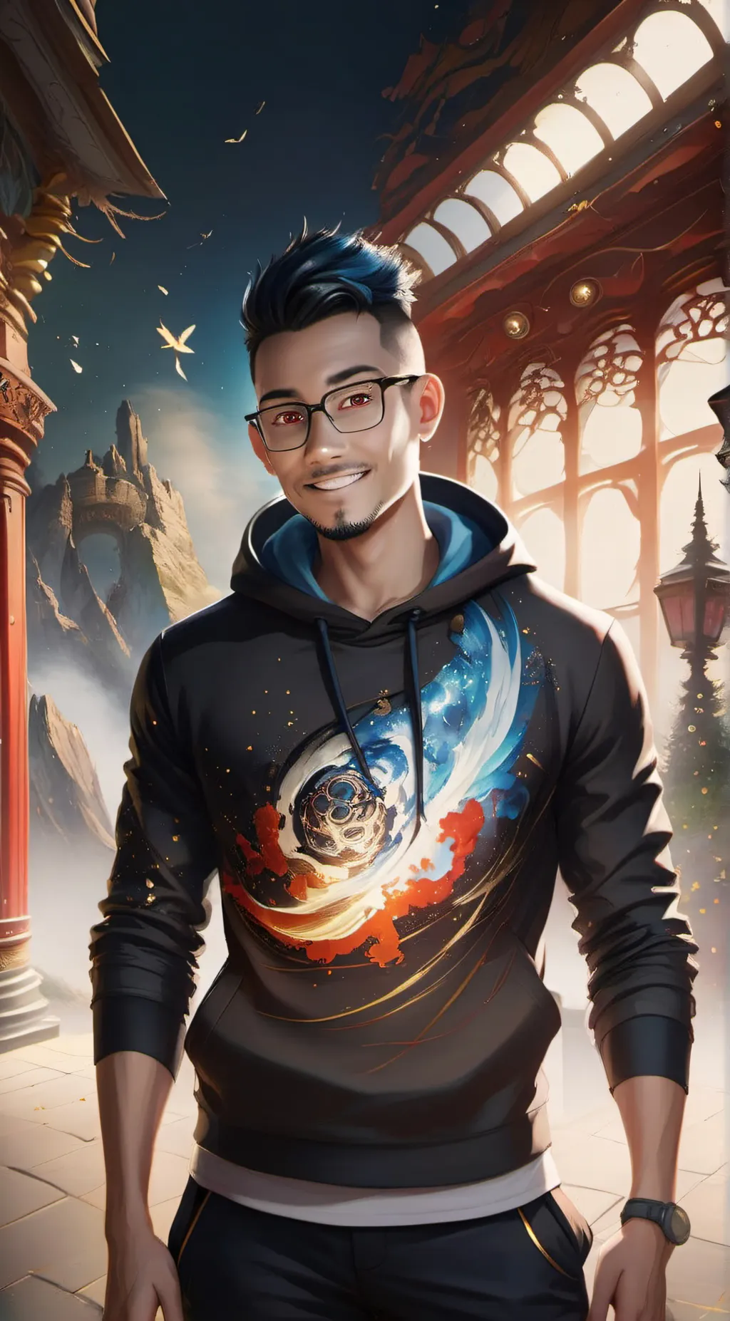 ai character: Damon background