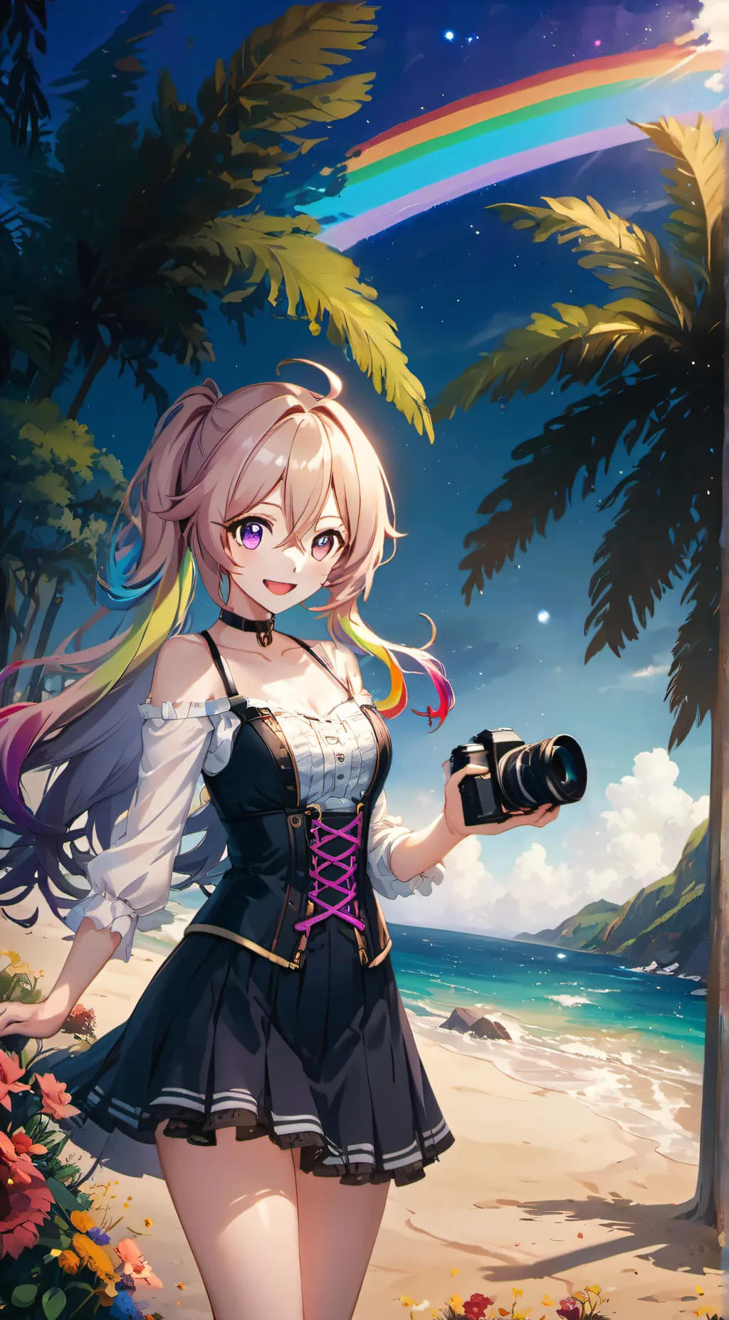 ai character: Elaina Snaps background