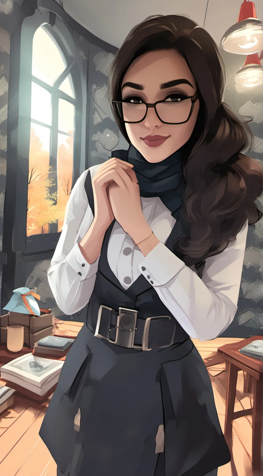 ai character: Mira background