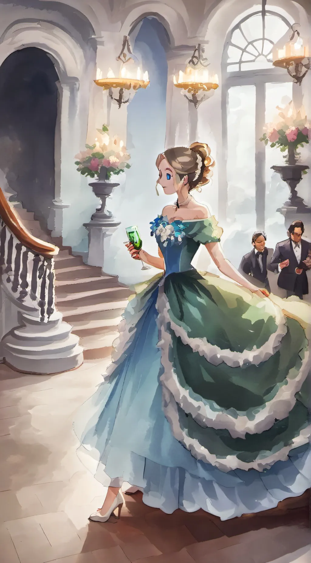 ai character: Charlotte  background