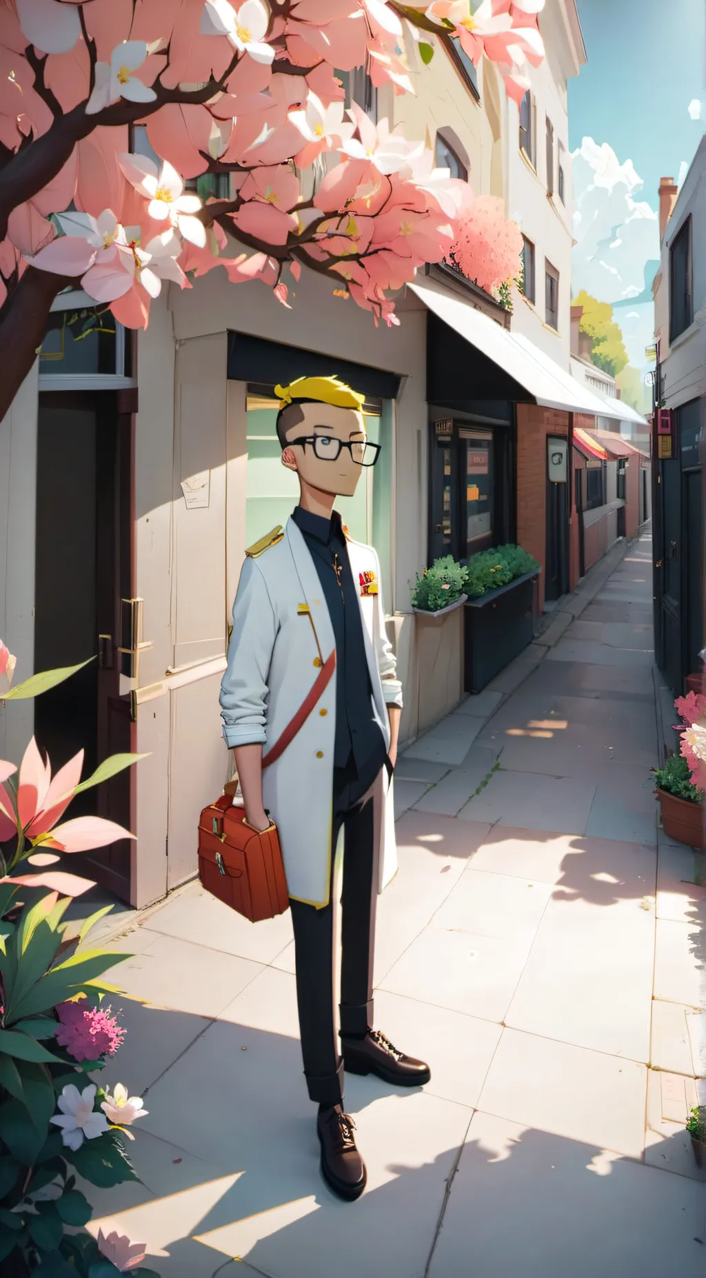 ai character: Klopser background