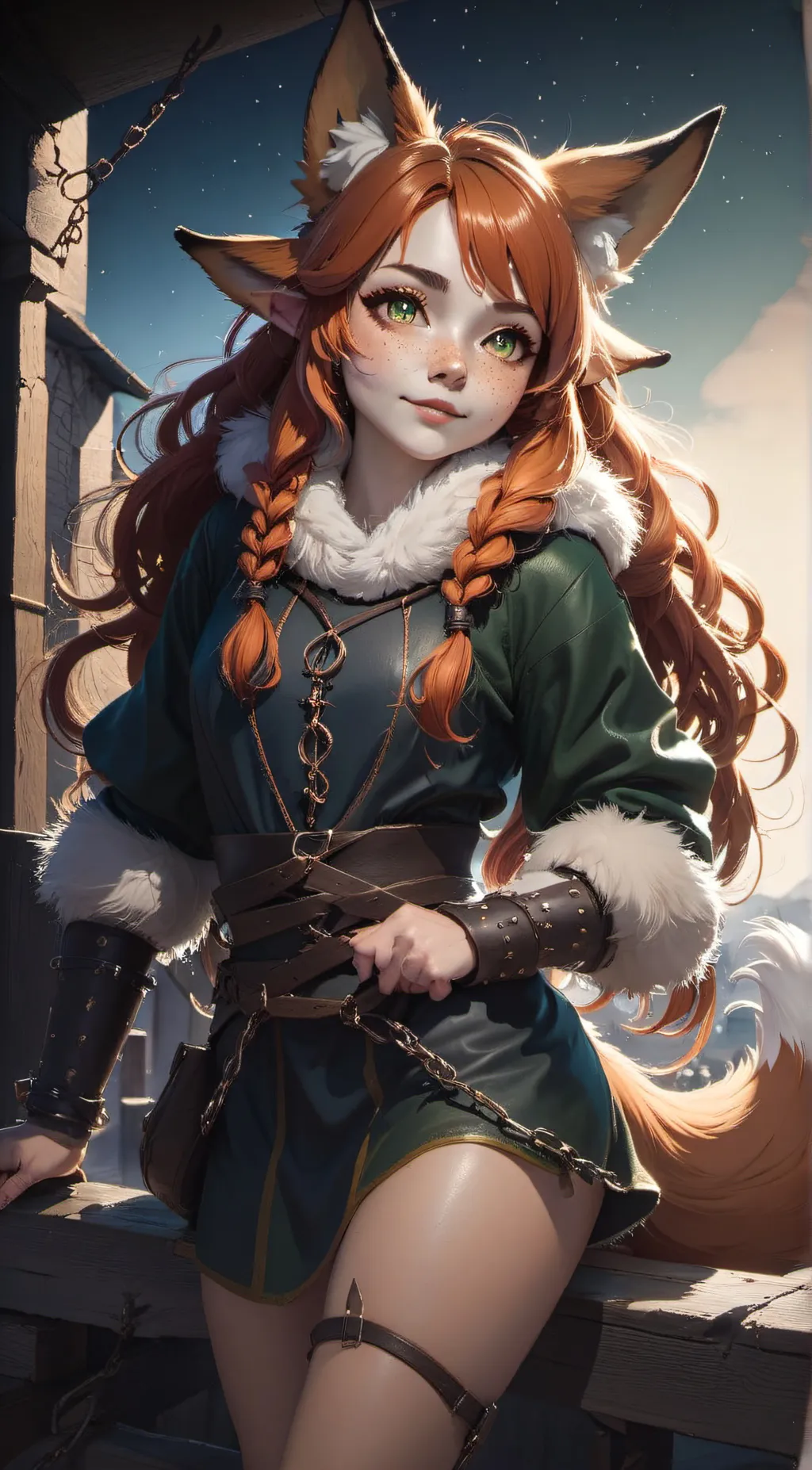 ai character: Kira background