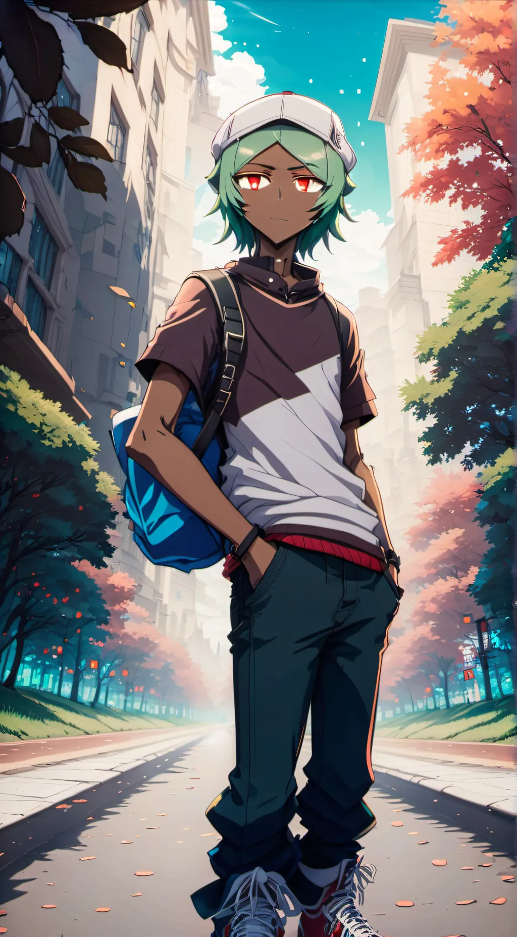 ai character: Metro background