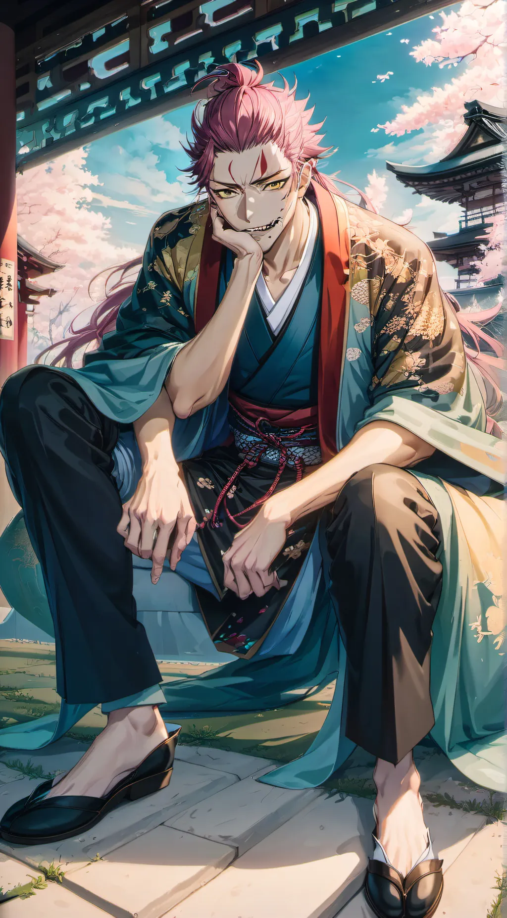 ai character: Ryomen Sukuna background