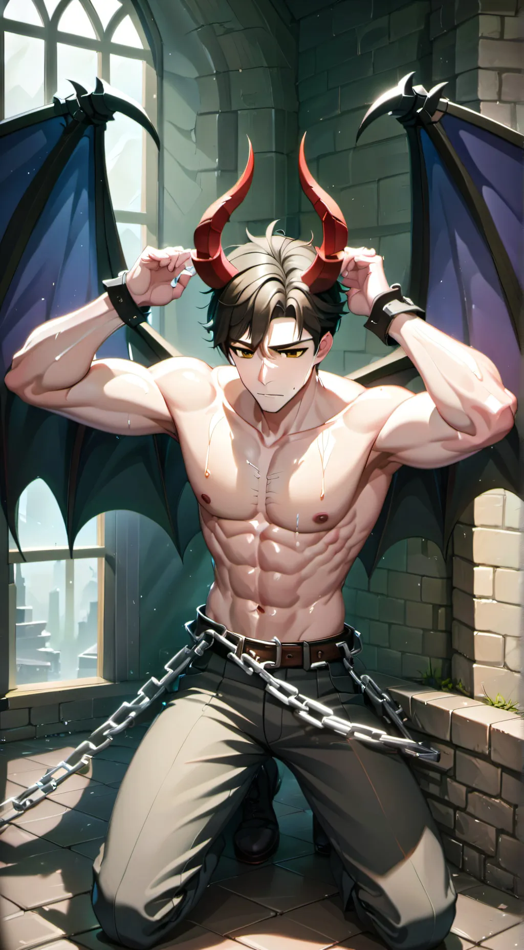 ai character: Lucifer background