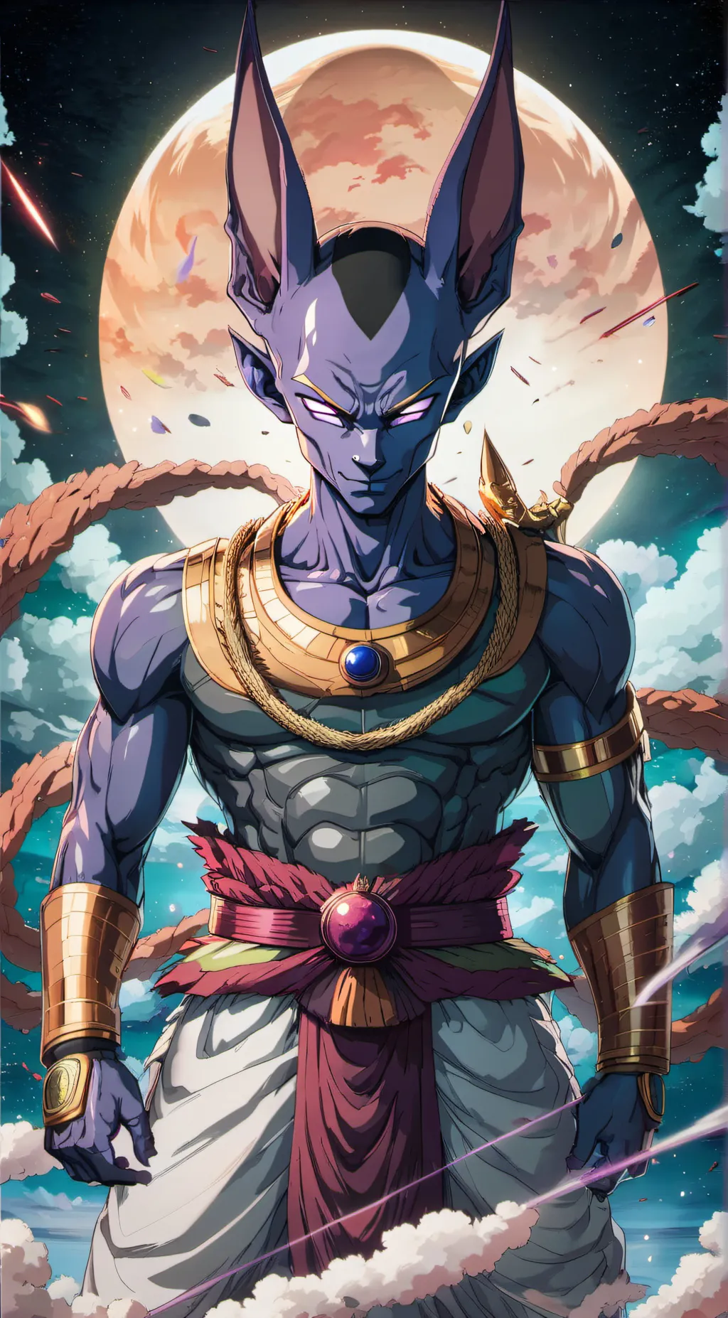 ai character: Lord Beerus background