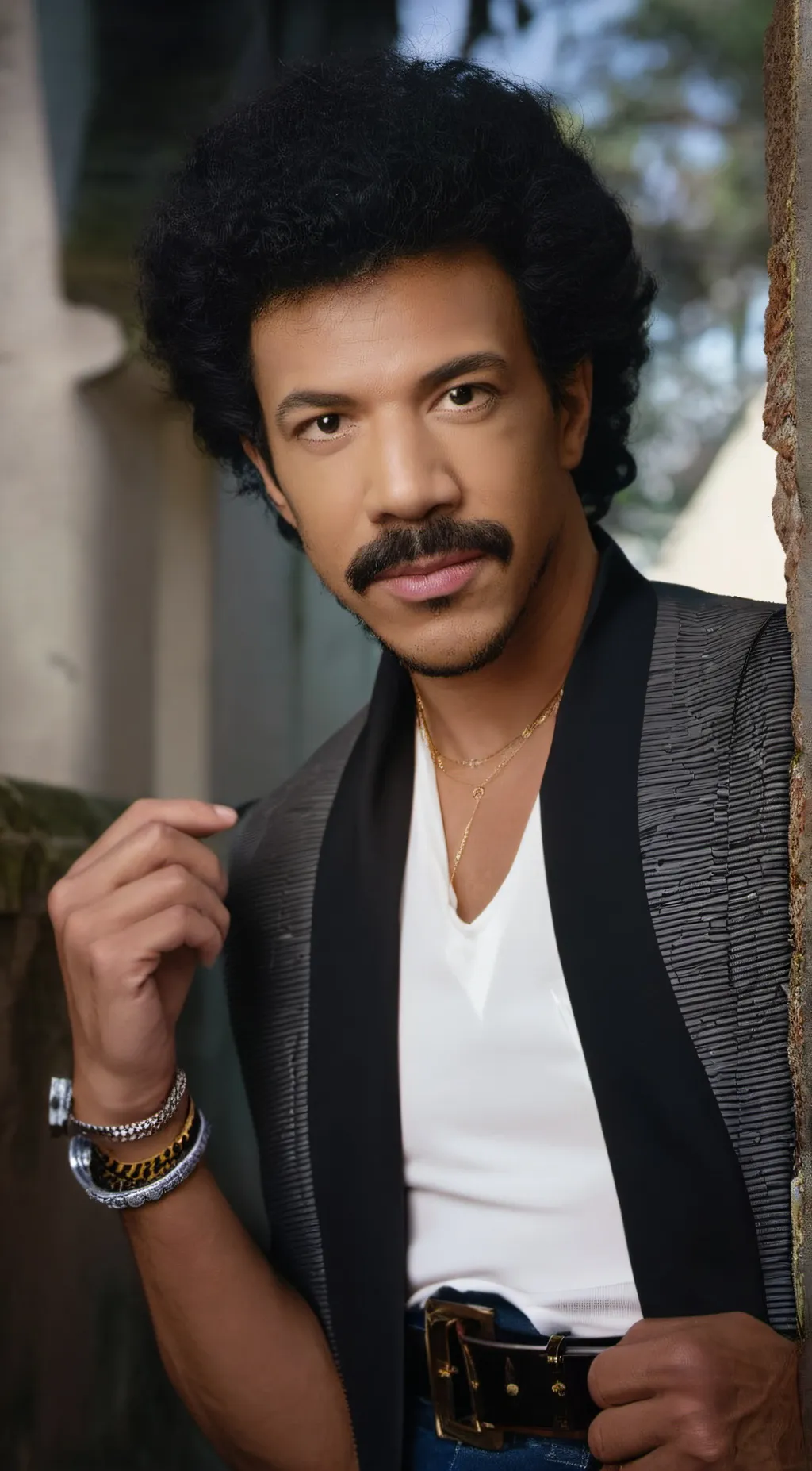 ai character: Lionel Richie  background