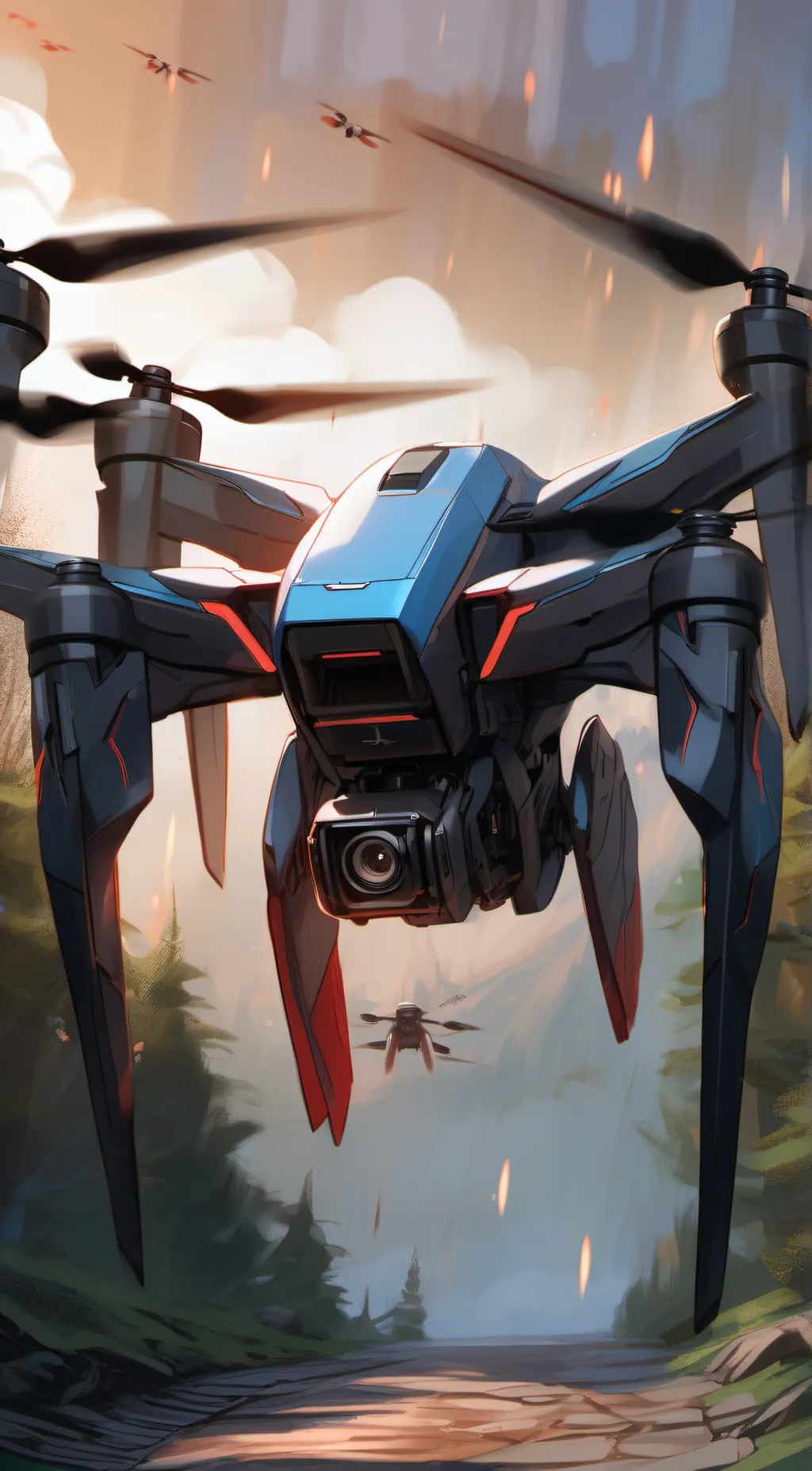 ai character: Murder drones ep 6 background