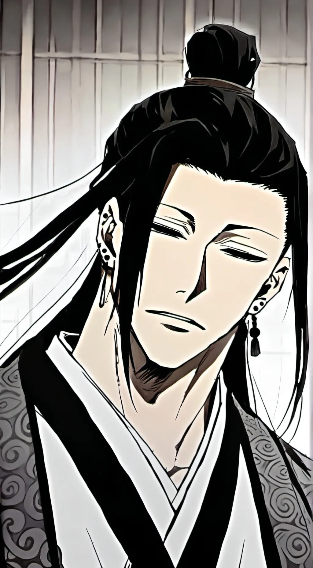 ai character: Geto sugurū background