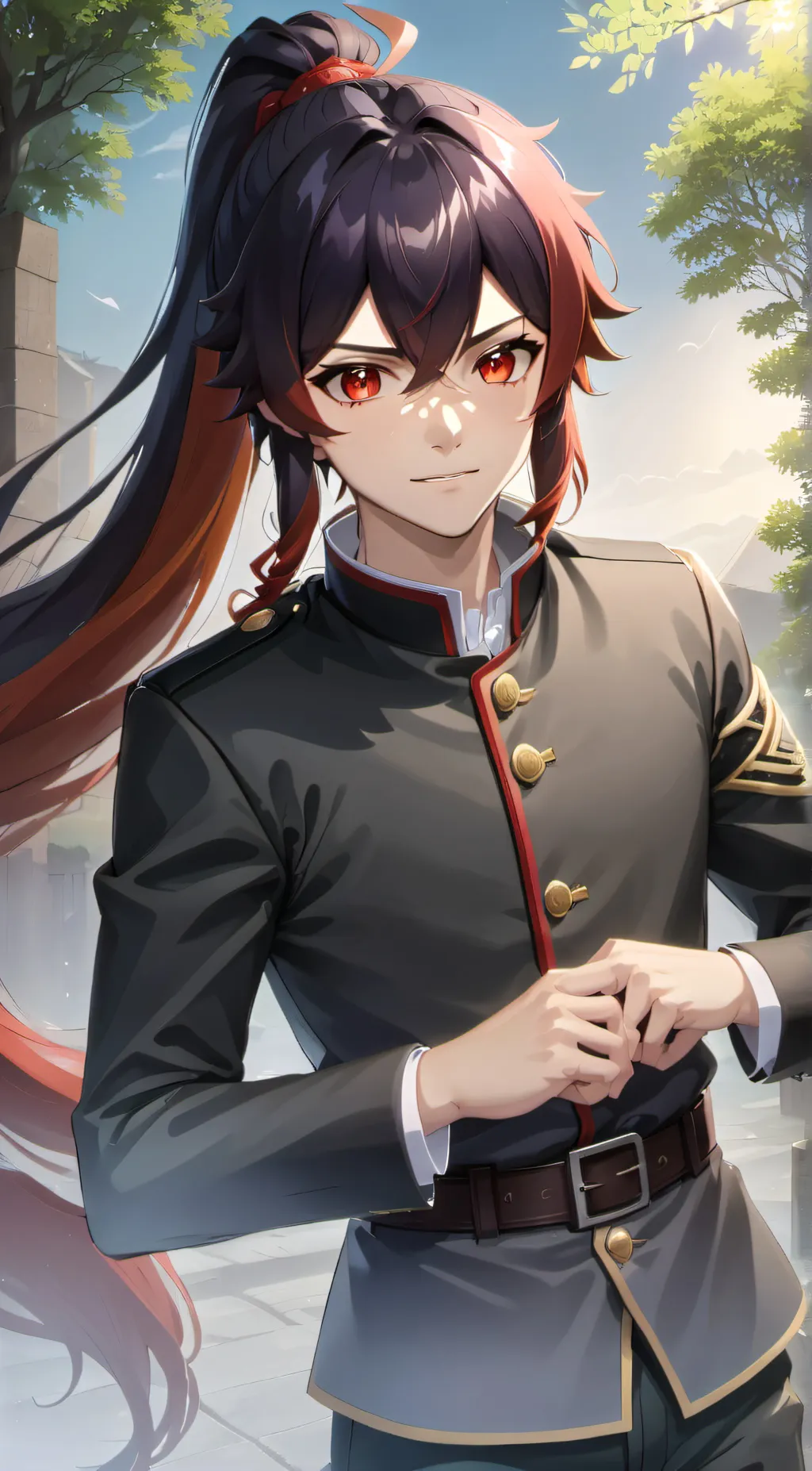 ai character: yoriichi background